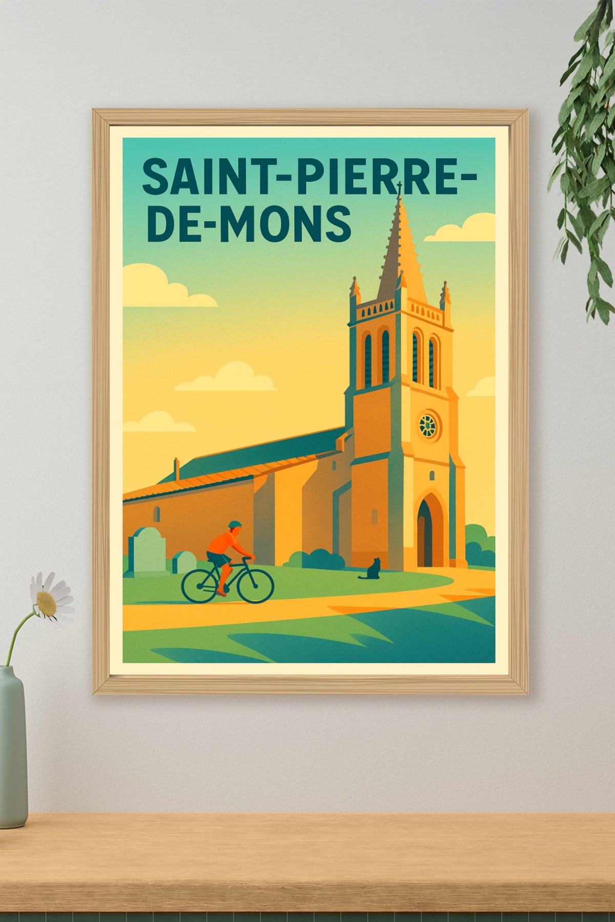 Affiche de Saint-Pierre-de-Mons - Charme et sérénité au cœur de la campagne