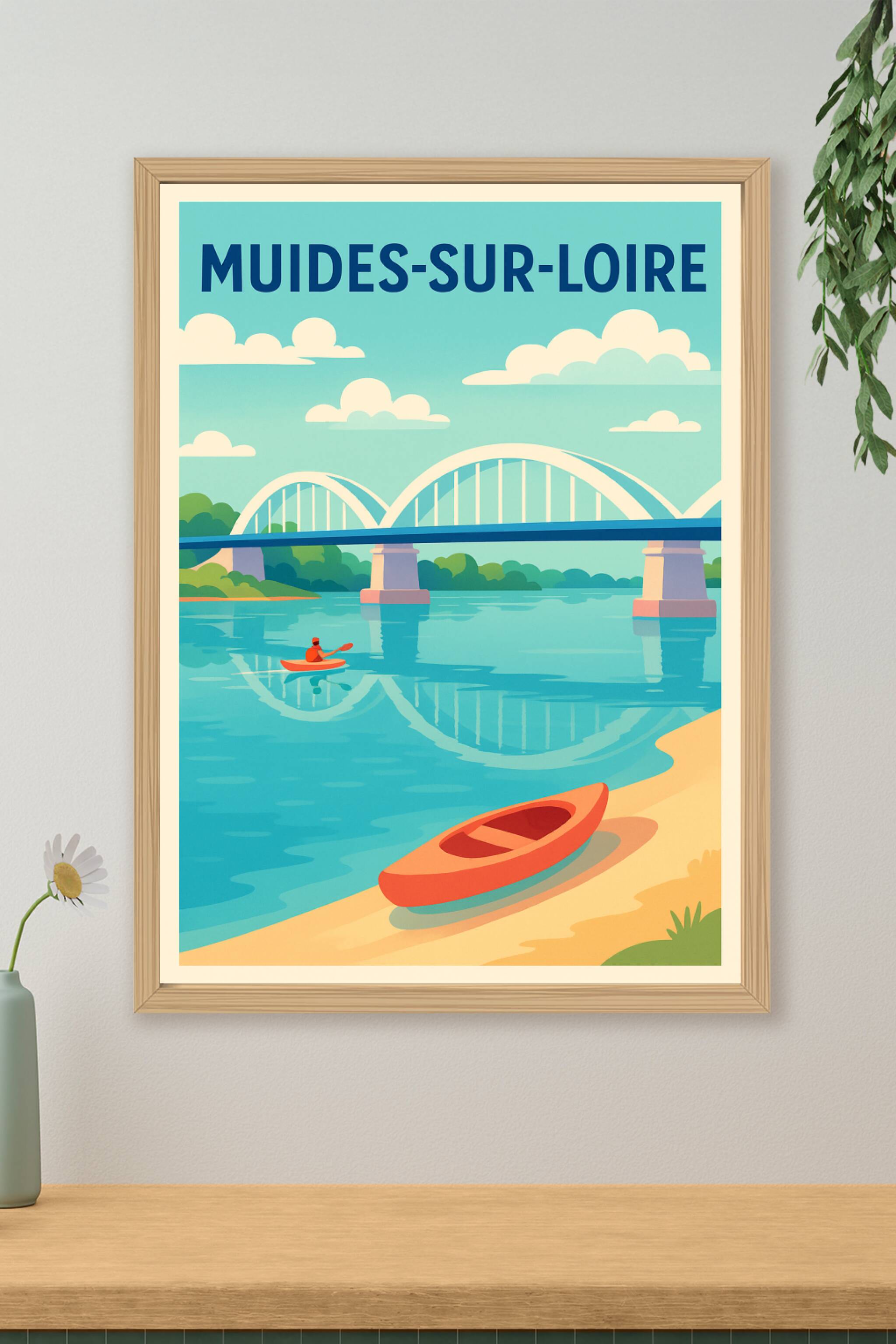Affiche de Muides-sur-Loire - Évasion et douceur au bord de l'eau