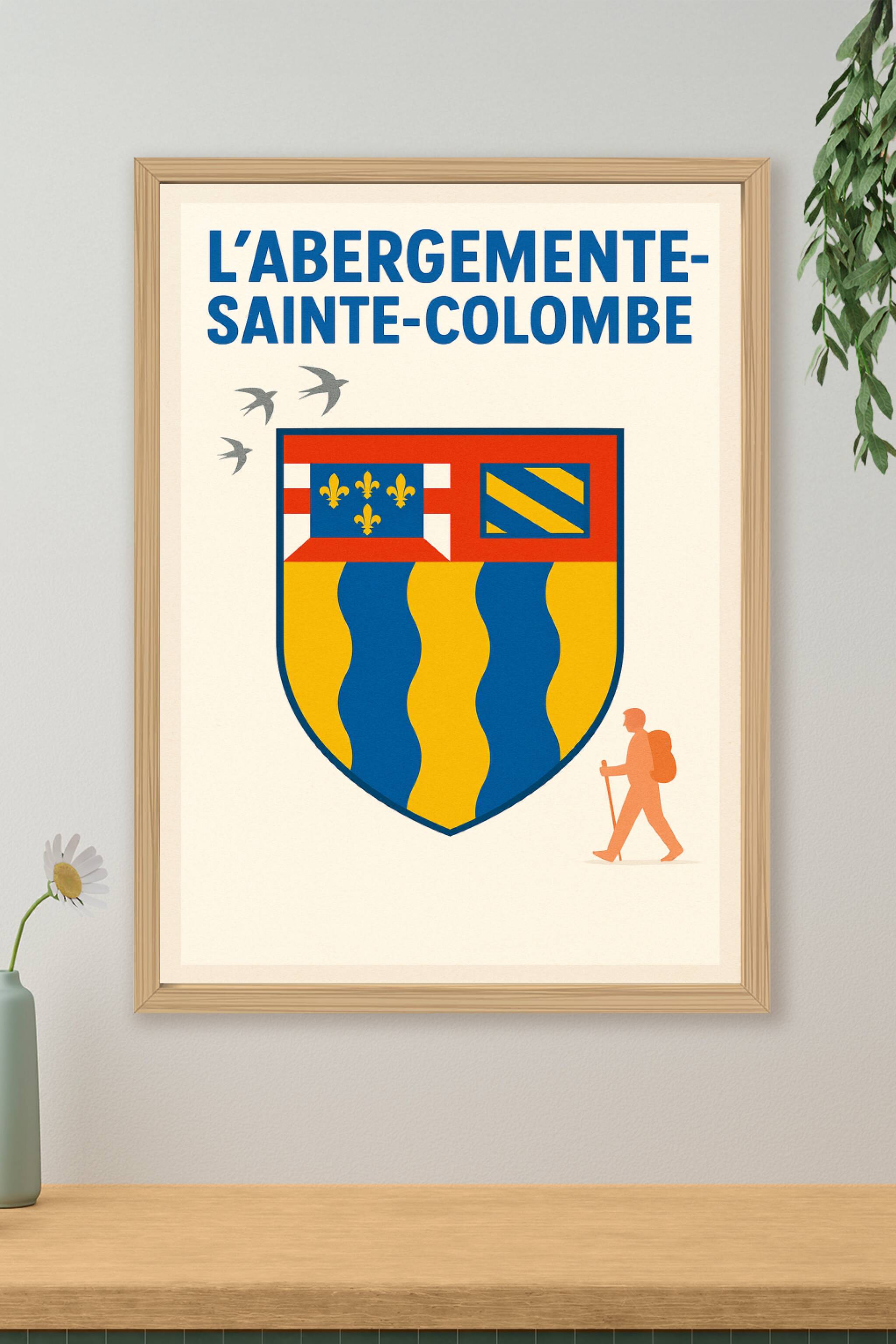Affiche de L'Abergement-Sainte-Colombe - L'emblème au cœur de la randonnée