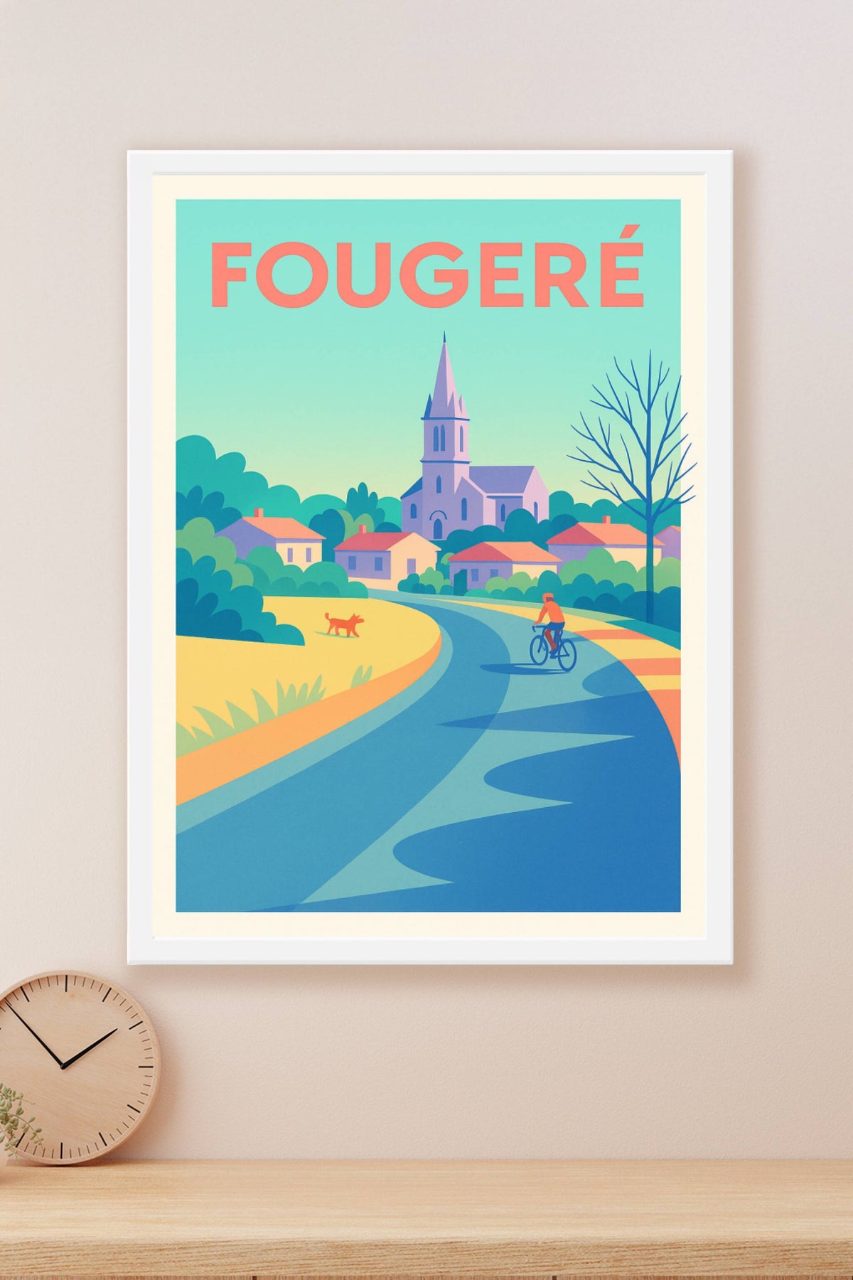 Affiche de Fougeré - Charme bucolique et douceur de vivre