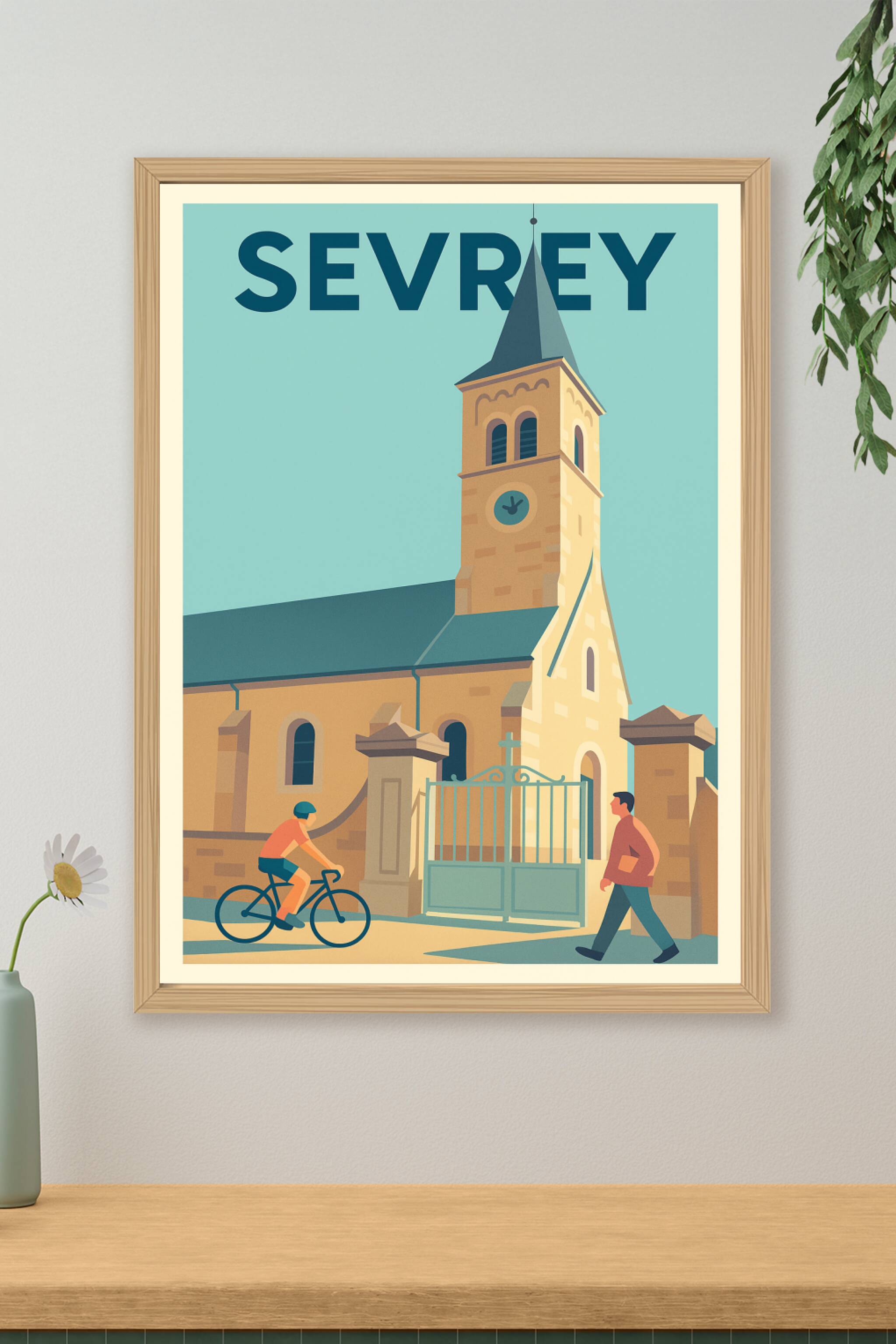 Affiche de Sevrey - Charme tranquille au cœur du village