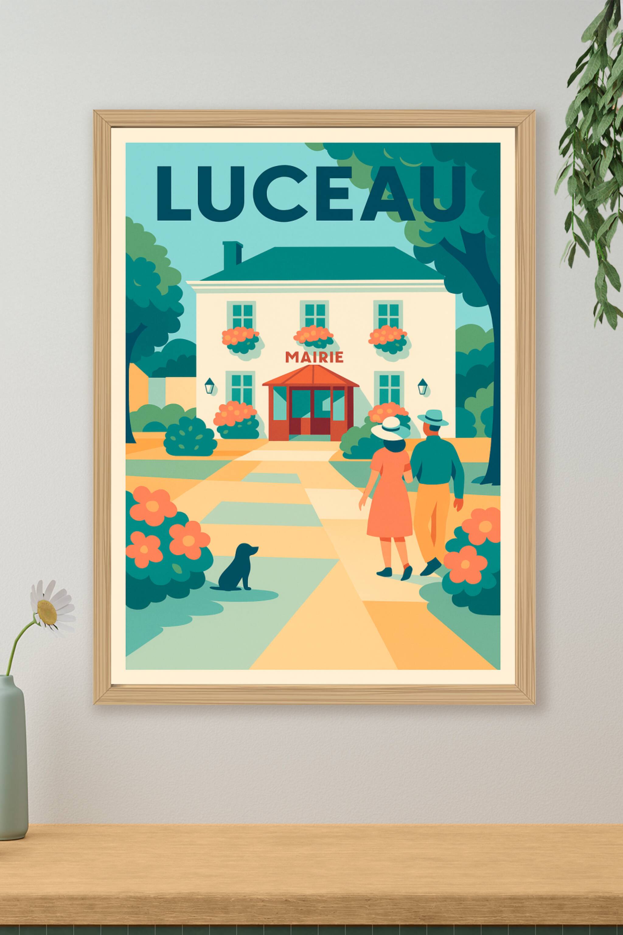Affiche de Luceau - Charme et sérénité au cœur du village