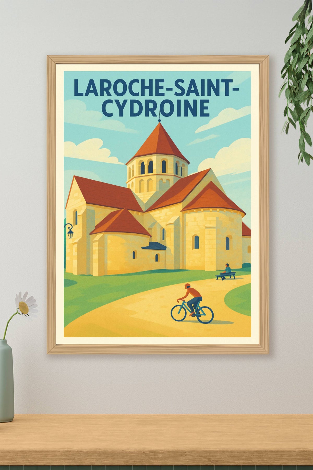 Affiche de Laroche-Saint-Cydroine - Sérénité et patrimoine au cœur de la Bourgogne