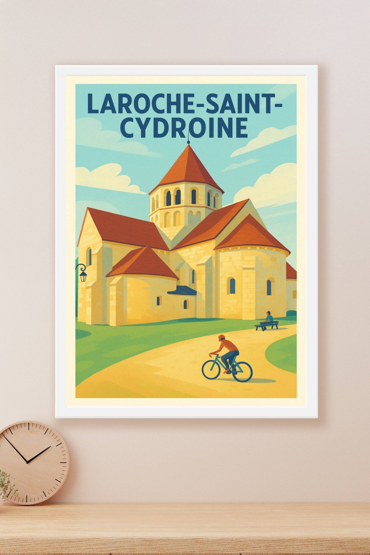 Affiche de Laroche-Saint-Cydroine - Sérénité et patrimoine au cœur de la Bourgogne