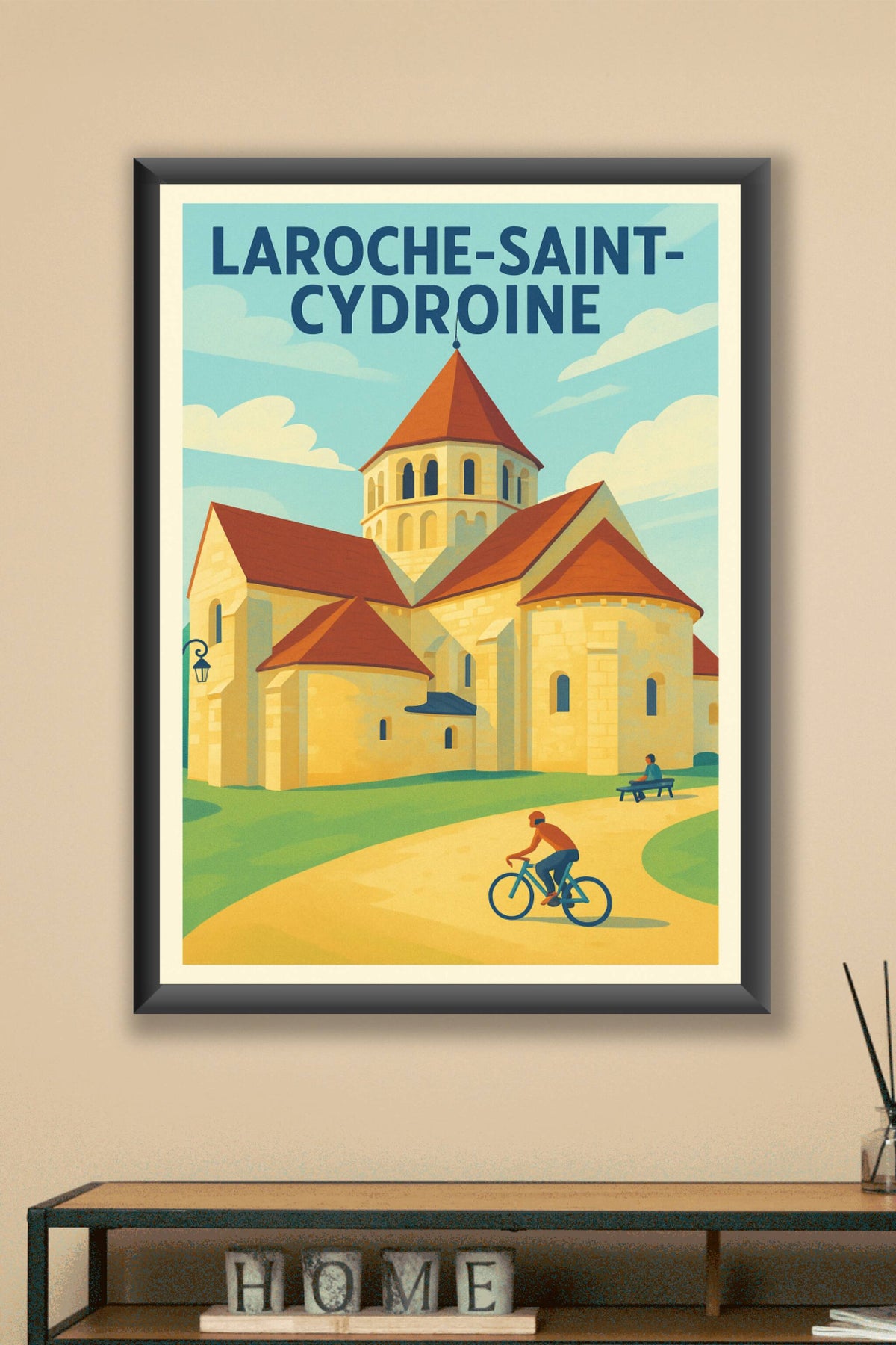 Affiche de Laroche-Saint-Cydroine - Sérénité et patrimoine au cœur de la Bourgogne