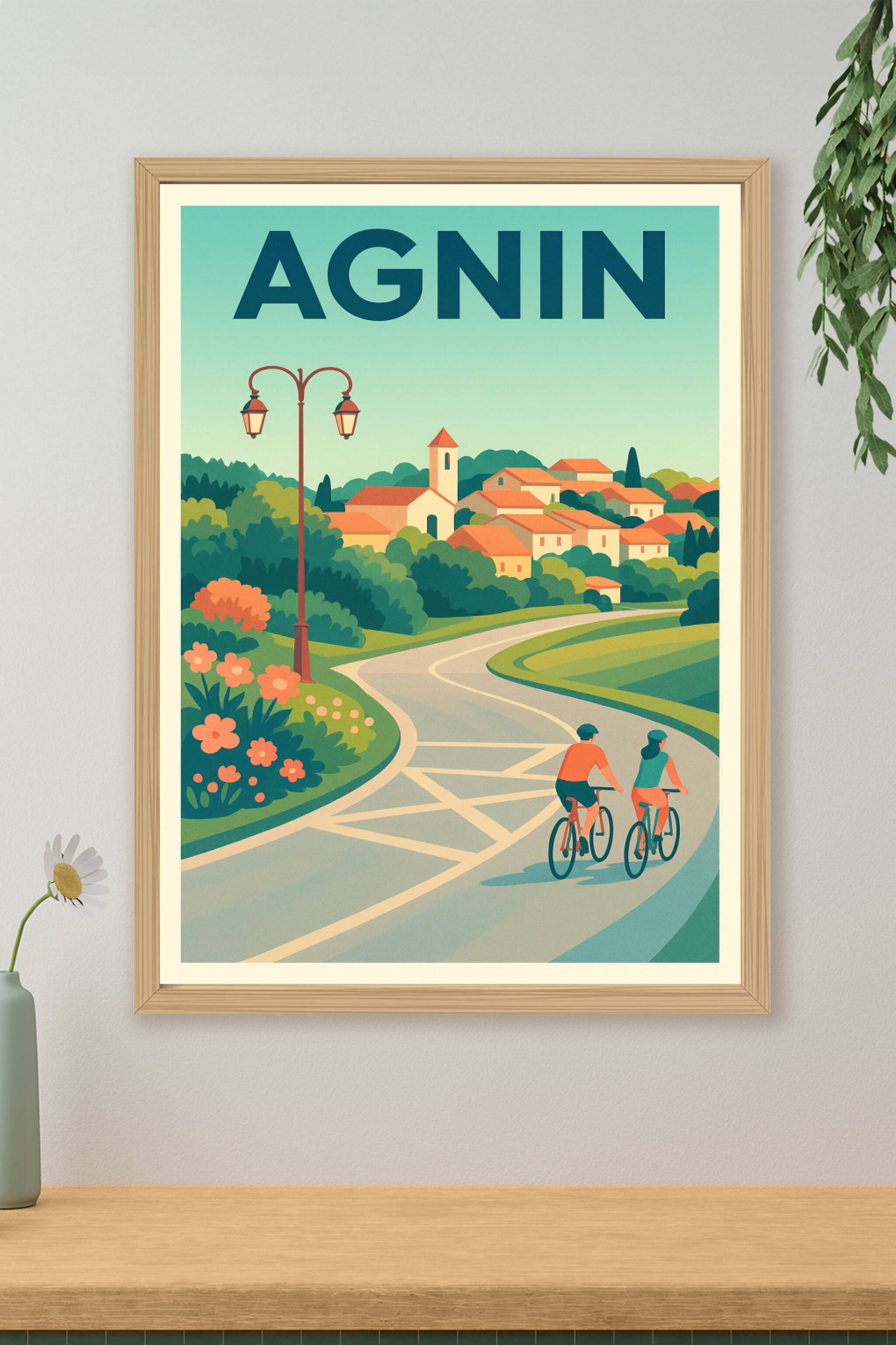 Affiche de Agnin - L'évasion à vélo au cœur du village
