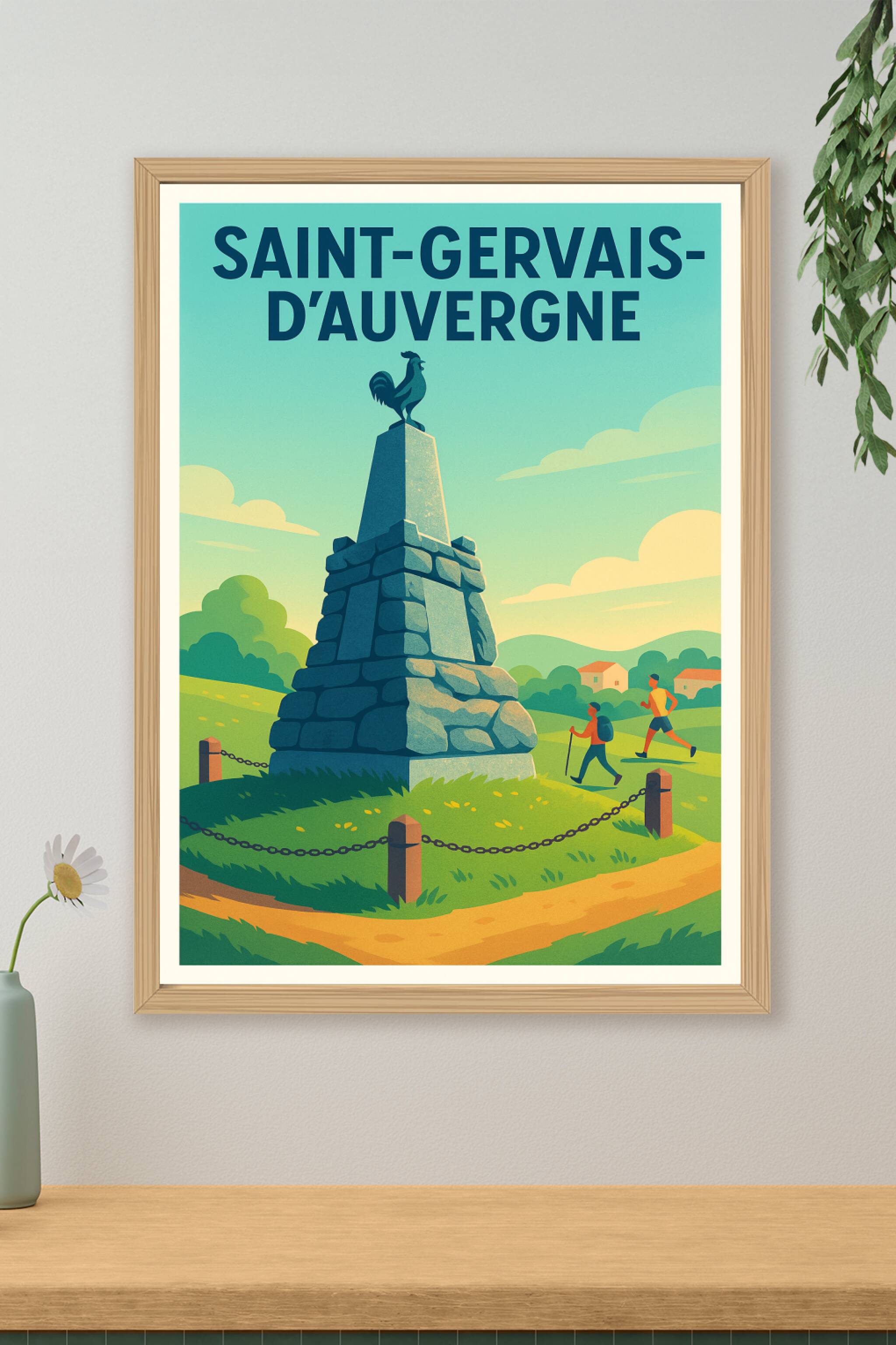 Affiche de Saint-Gervais-d'Auvergne - Escapade nature en plein cœur de l'Auvergne