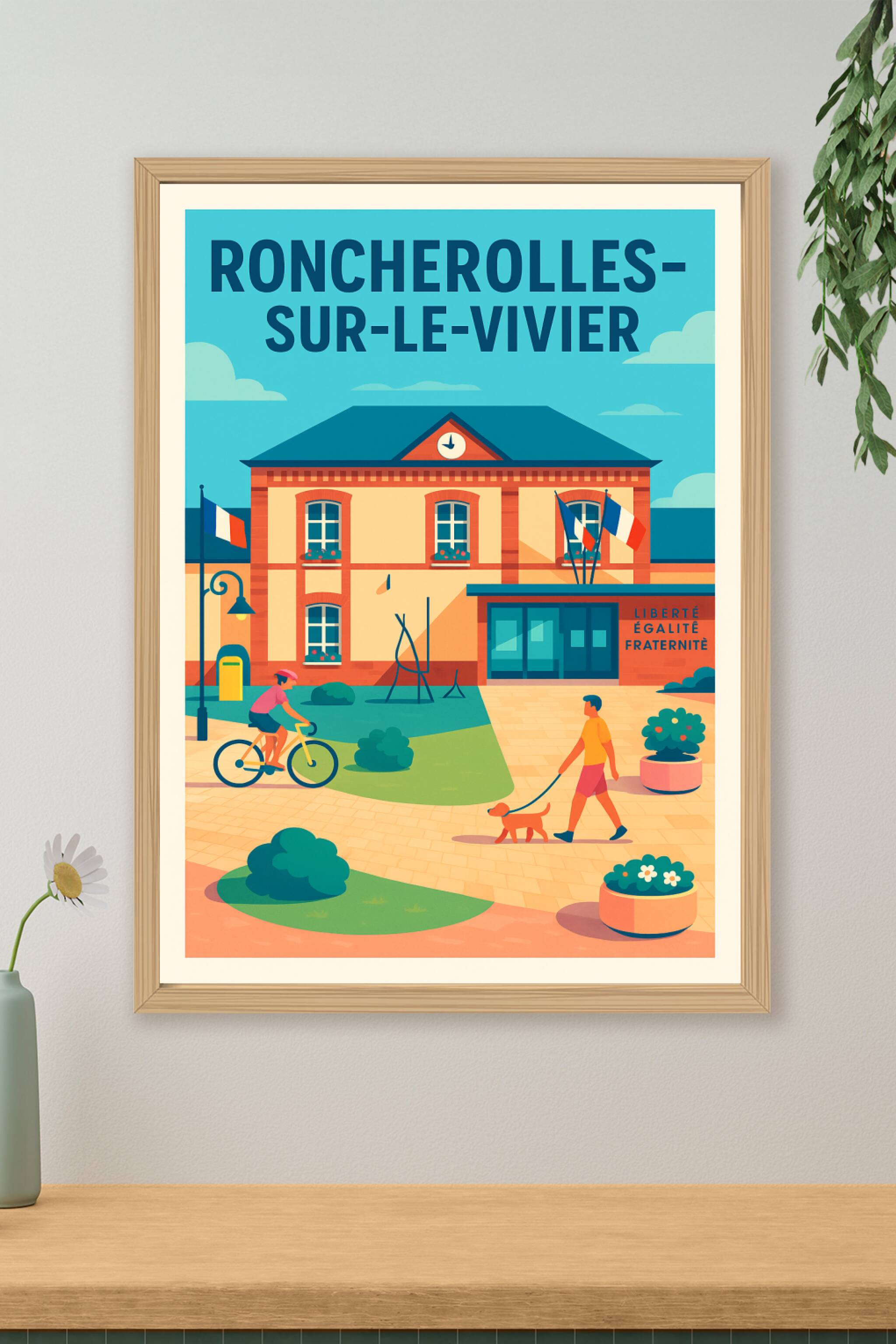 Affiche de Roncherolles-sur-le-Vivier - Charme et sérénité à la mairie