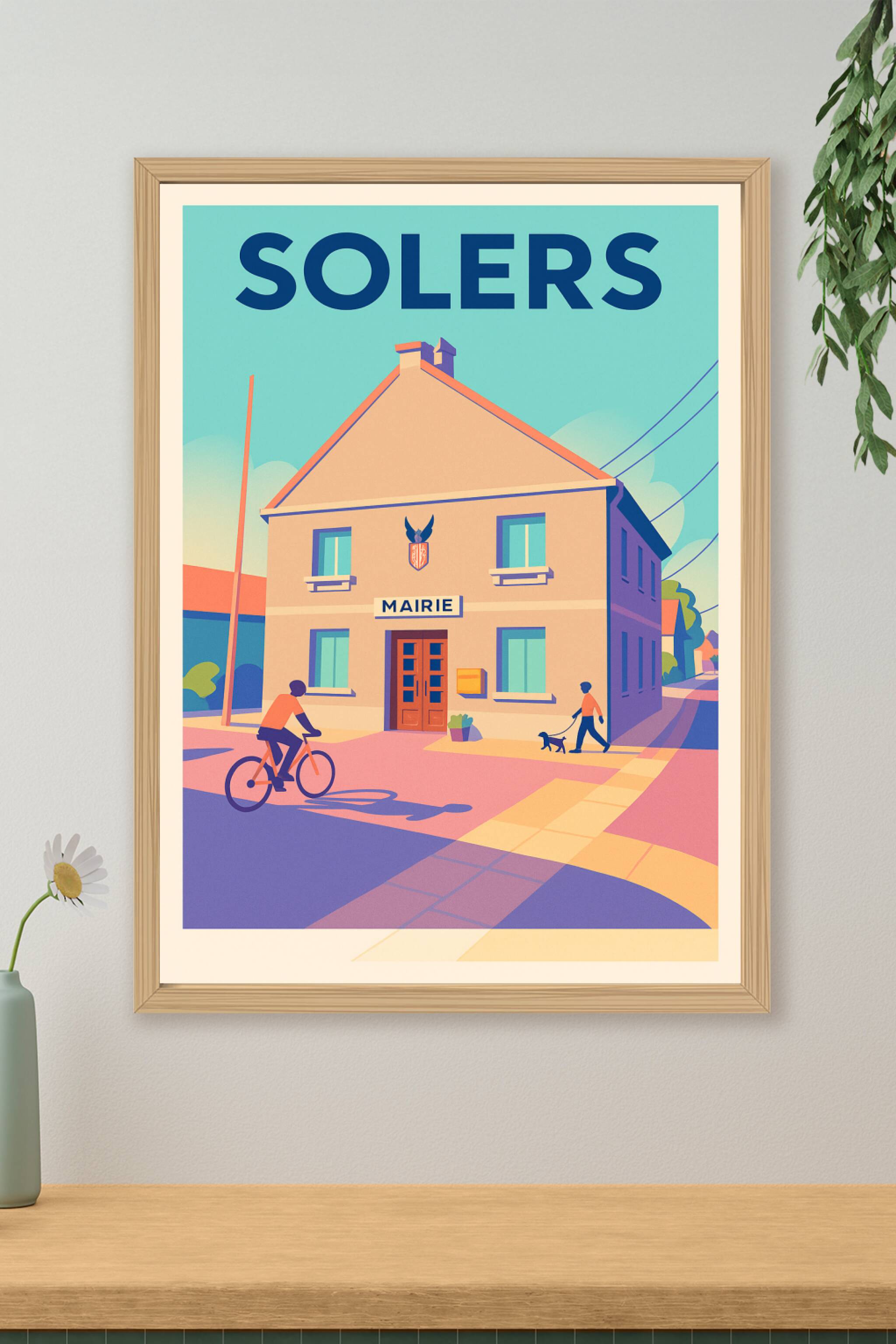 Affiche de Solers - Charme et sérénité de la mairie locale