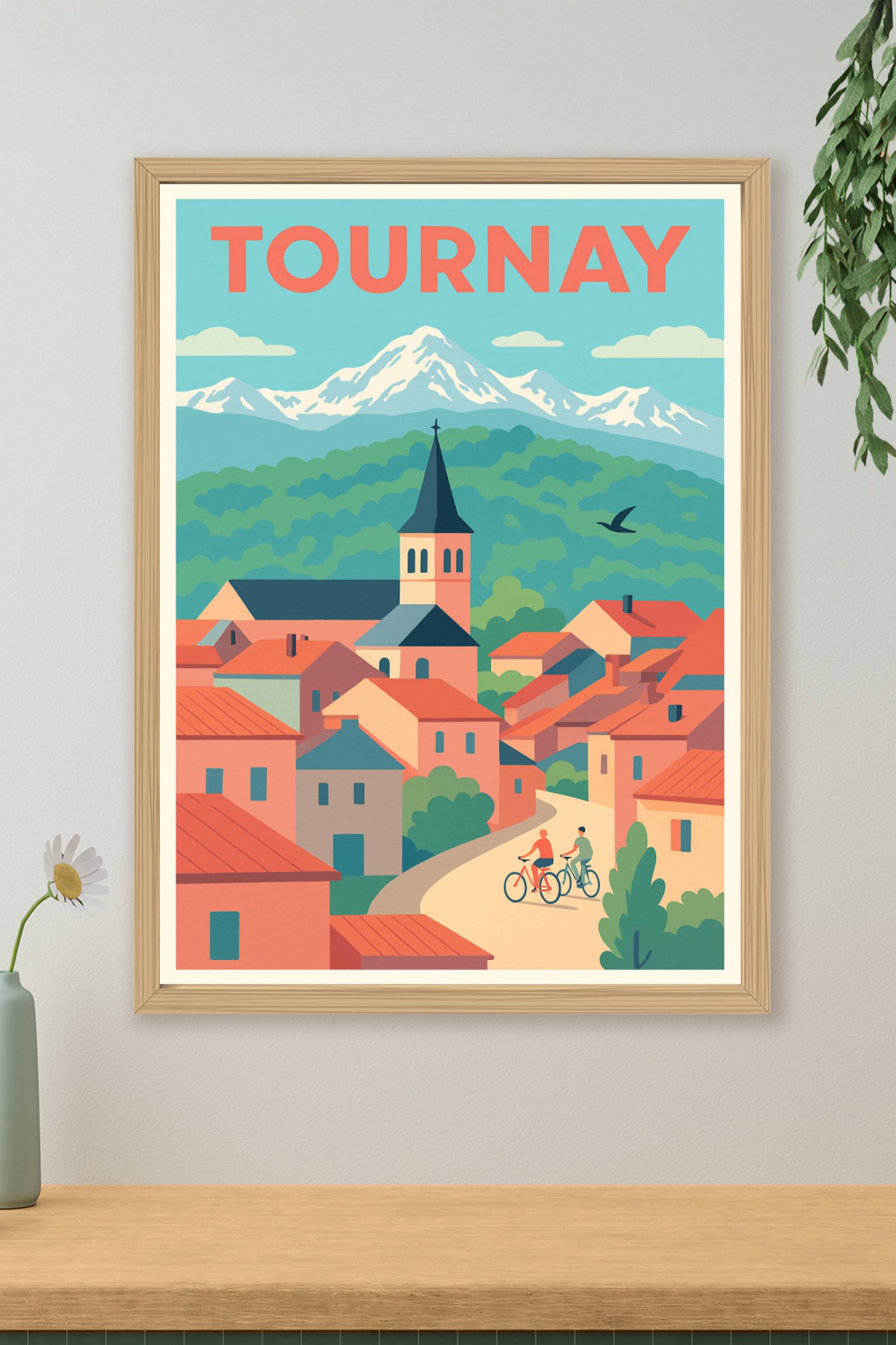 Affiche de Tournay - Charme et sérénité au pied des montagnes