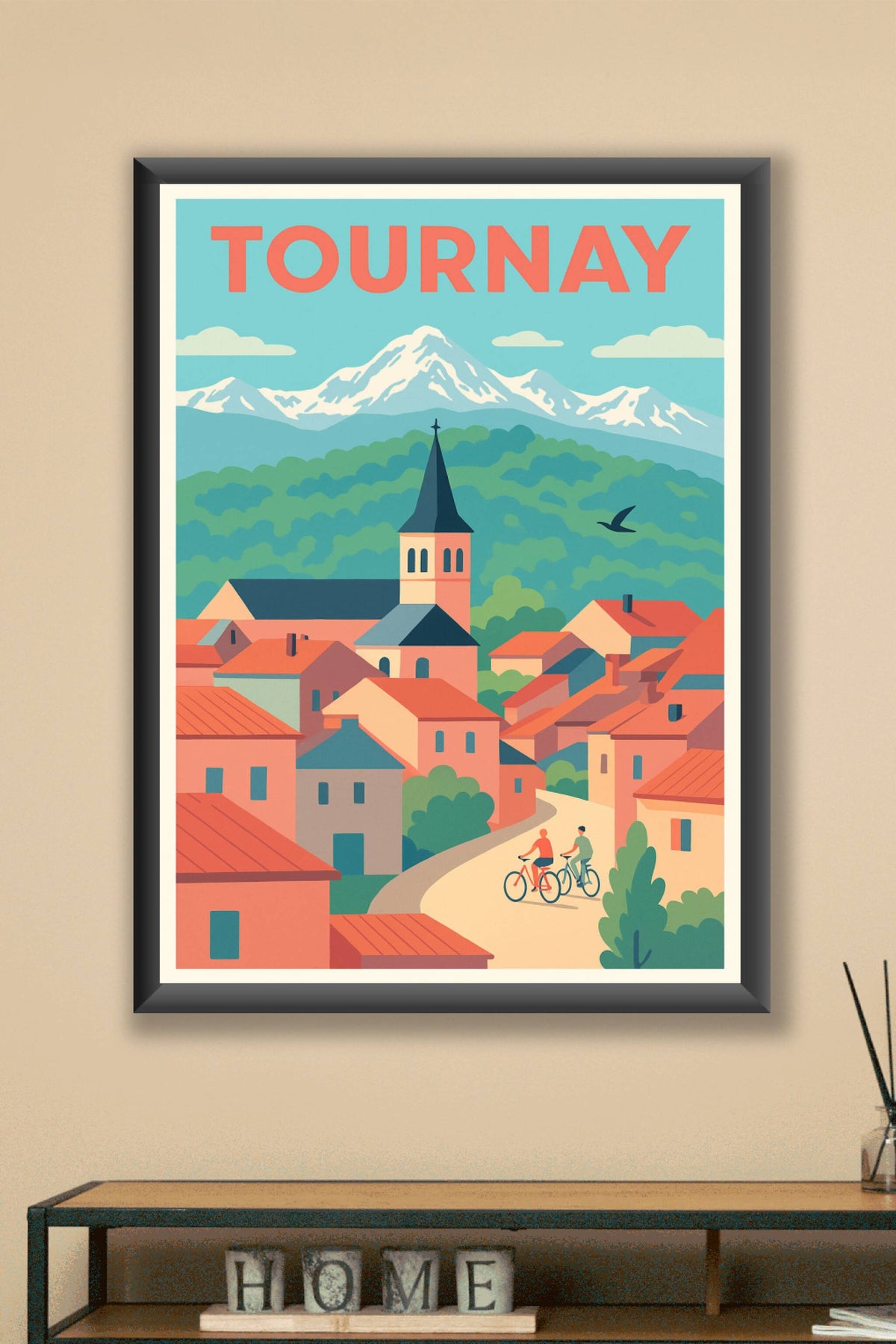 Affiche de Tournay - Charme et sérénité au pied des montagnes