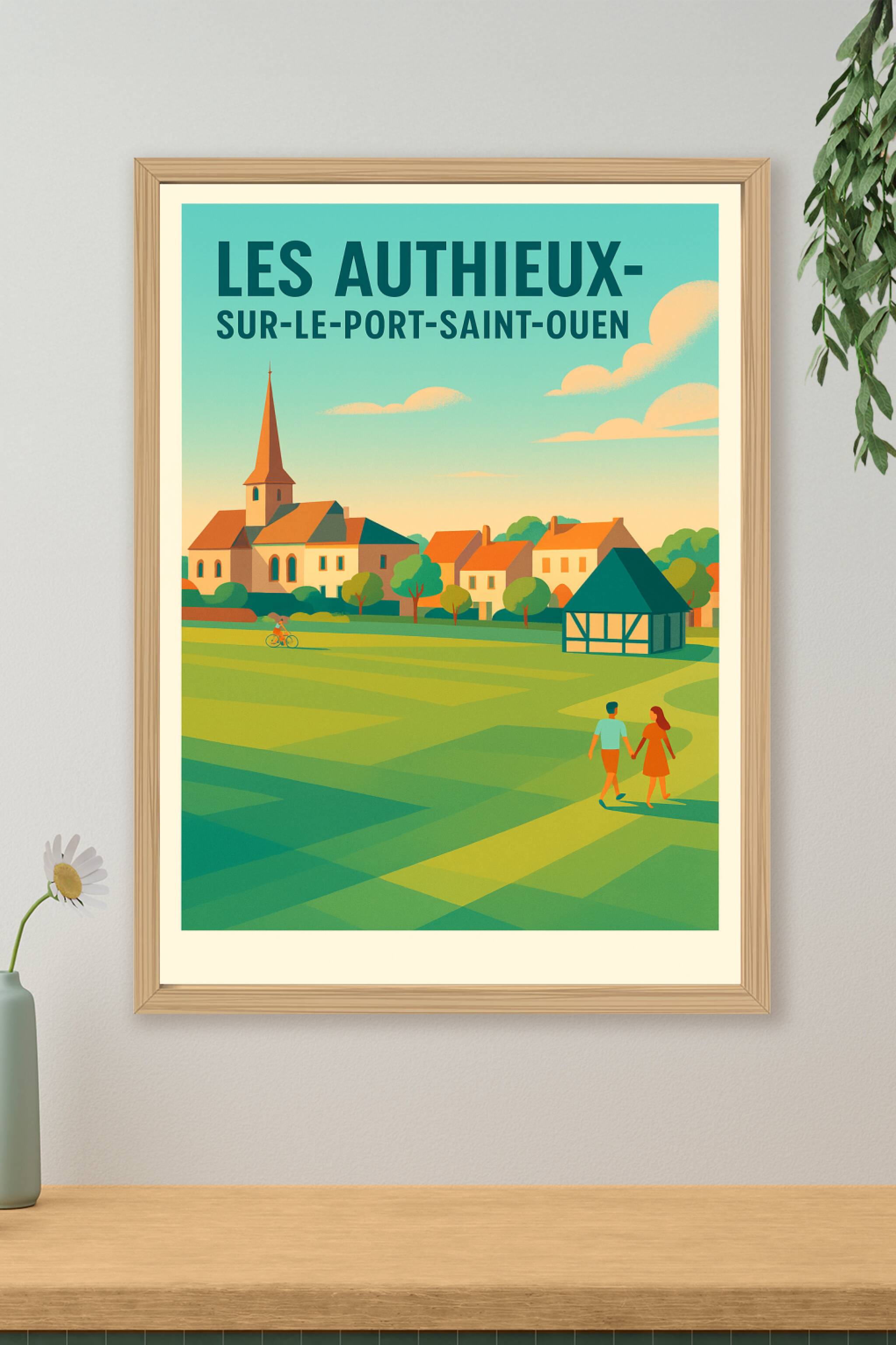 Affiche de Les Authieux-sur-le-Port-Saint-Ouen - Charme bucolique normand
