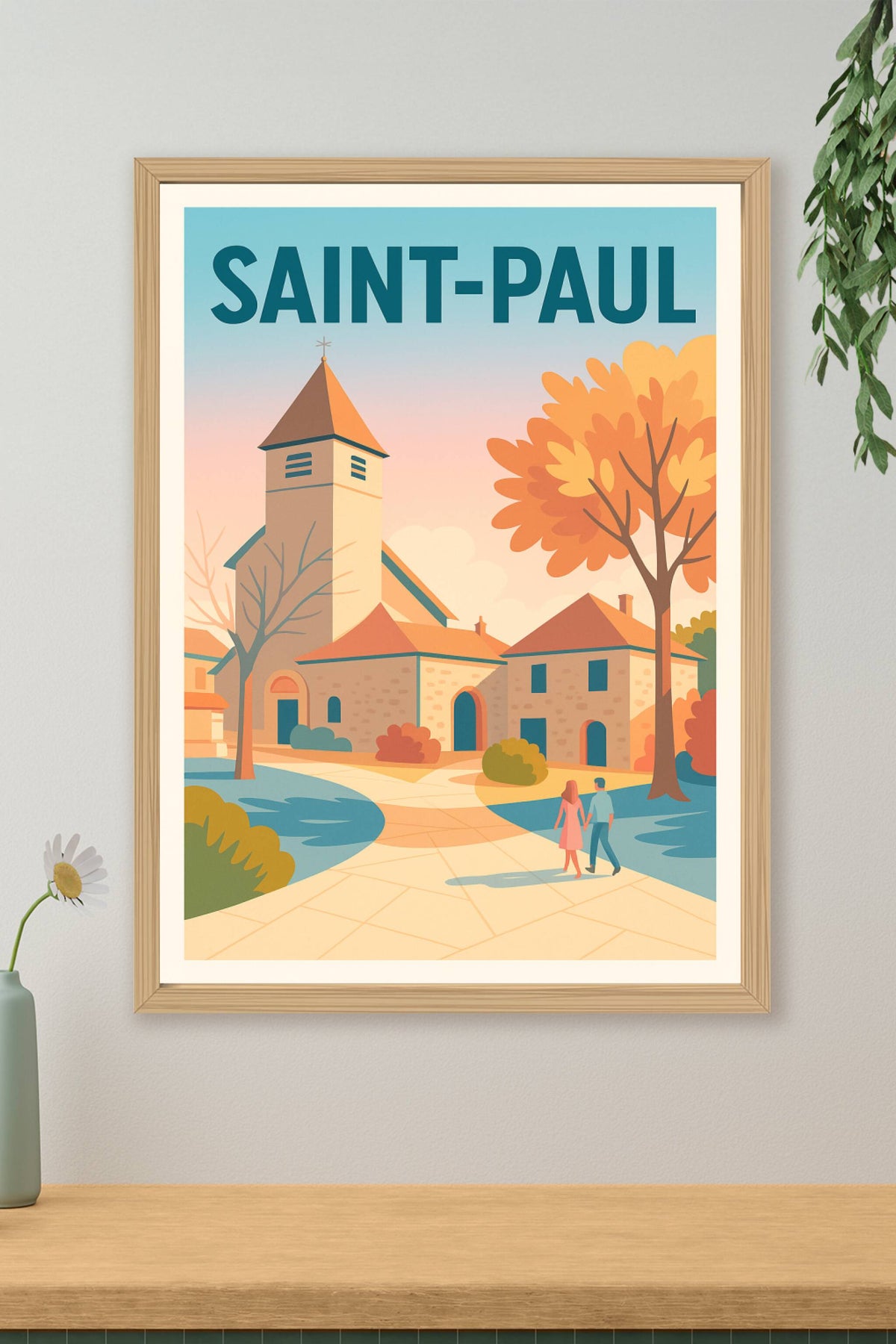 Affiche de Saint-Paul - Charme et douceur d’une balade au cœur du village