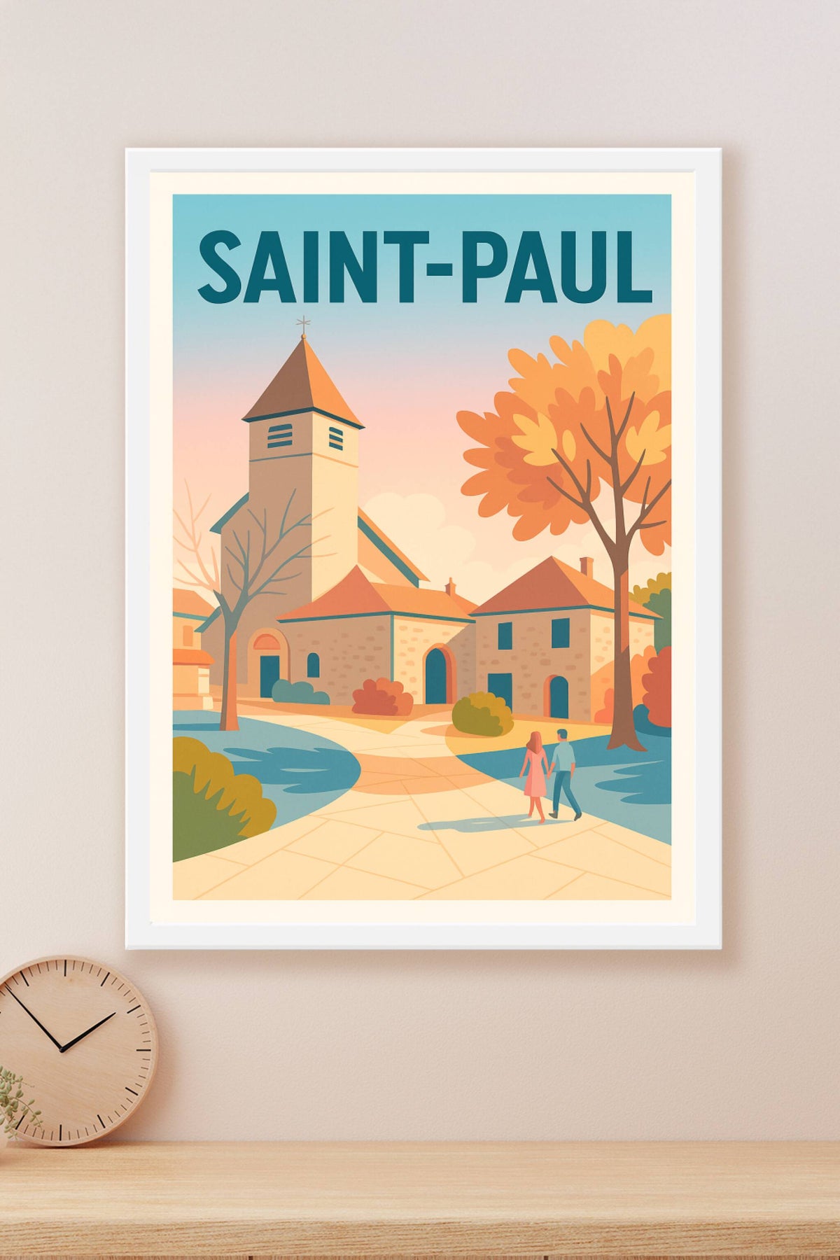 Affiche de Saint-Paul - Charme et douceur d’une balade au cœur du village