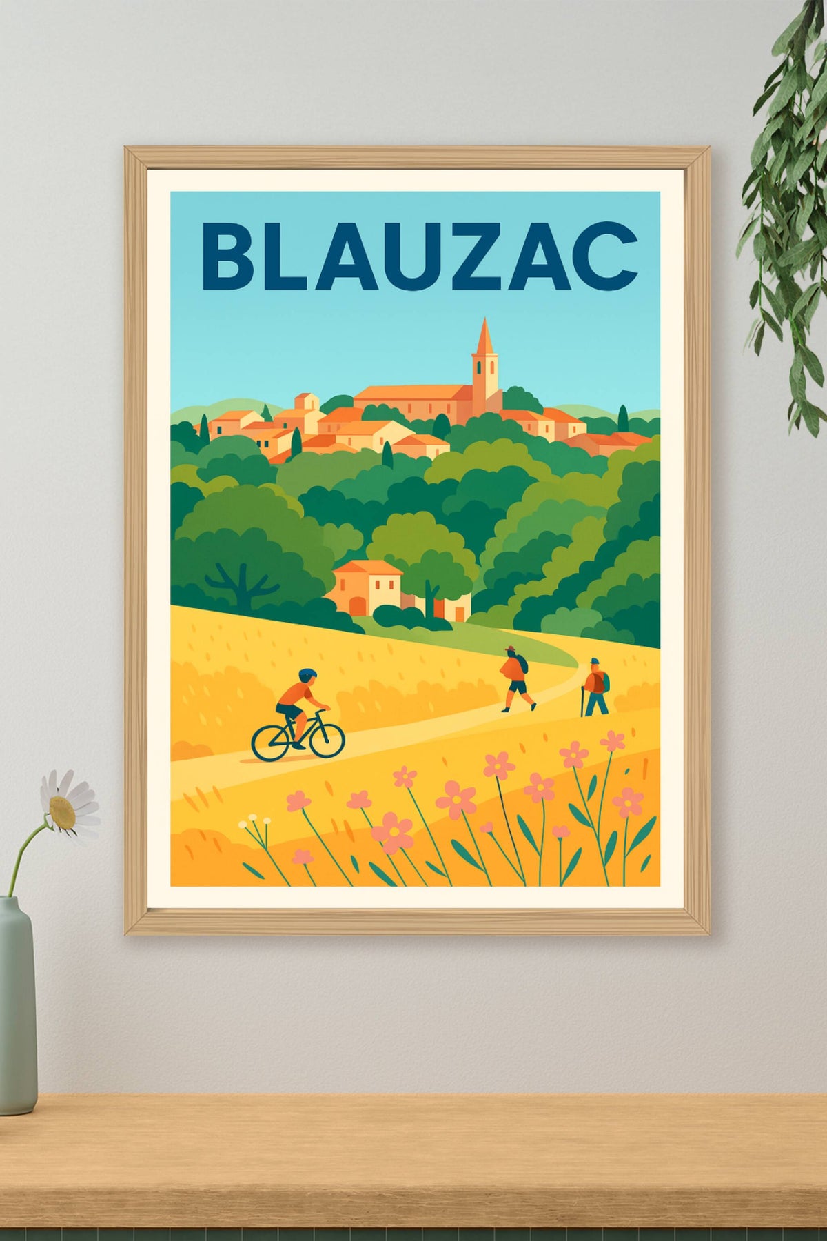 Affiche de Blauzac - Un havre de nature à découvrir