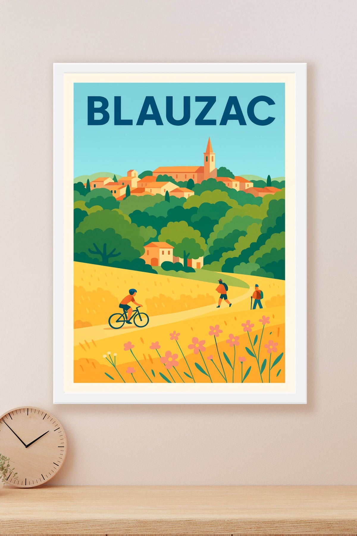 Affiche de Blauzac - Un havre de nature à découvrir