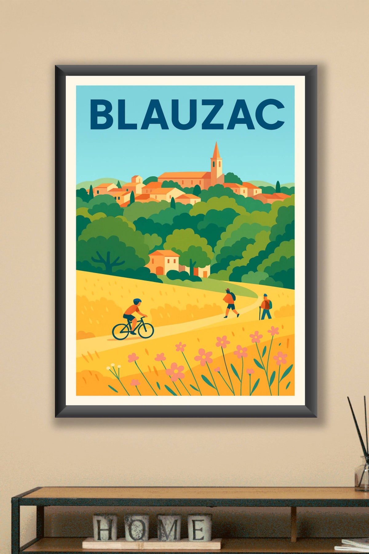 Affiche de Blauzac - Un havre de nature à découvrir