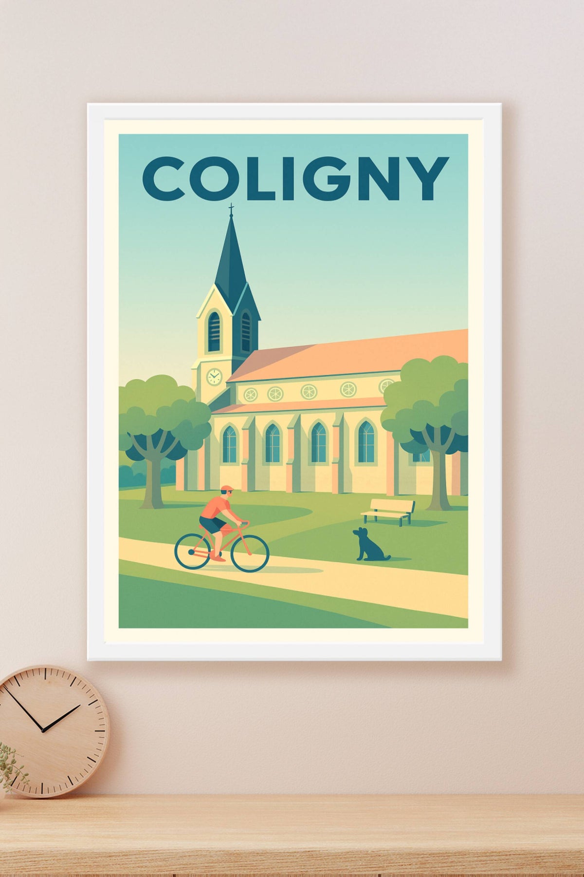 Affiche de Coligny - Sérénité et charme au cœur de la campagne