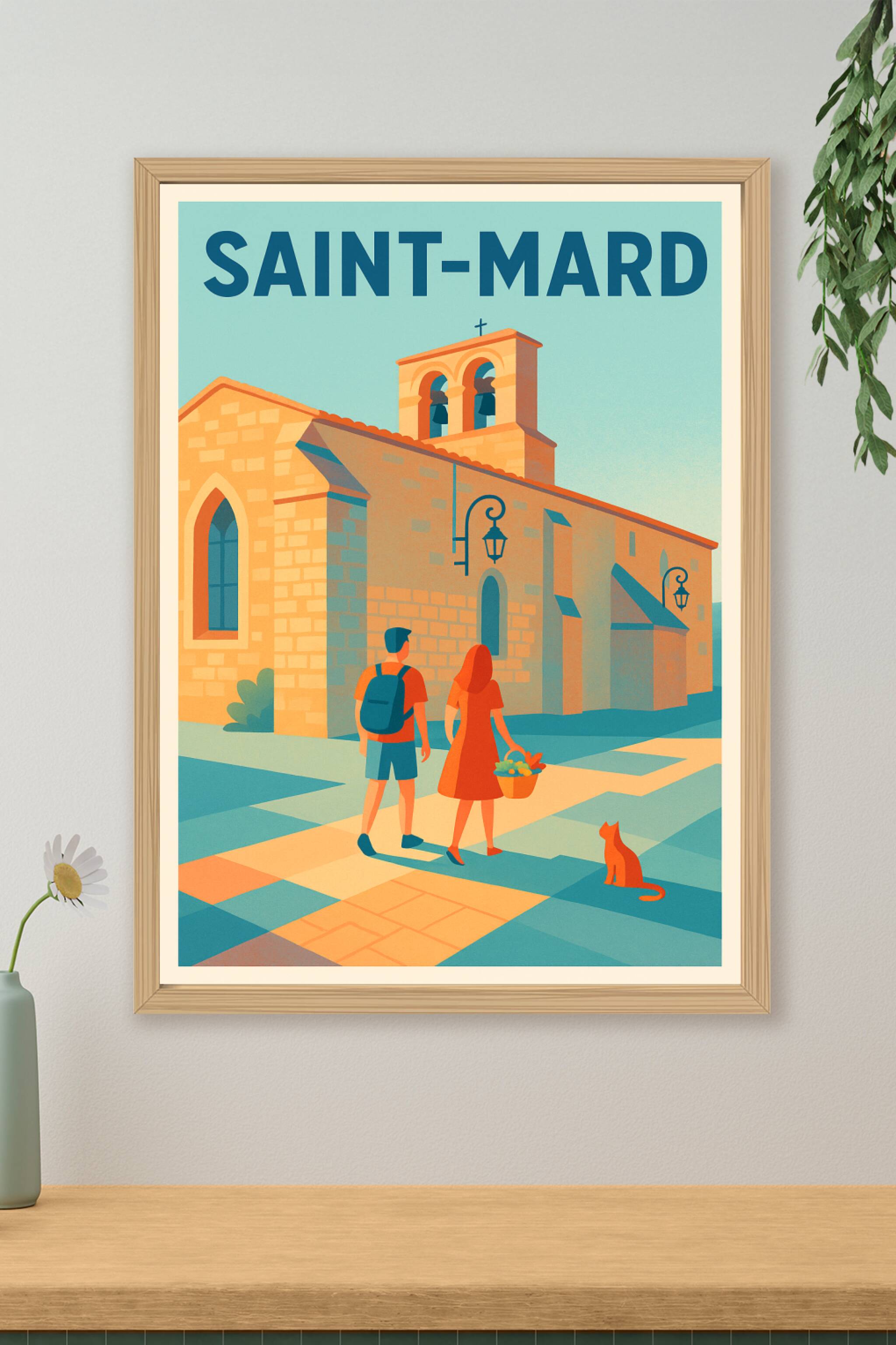 Affiche de Saint-Mard - Un coin de charme en lumière douce