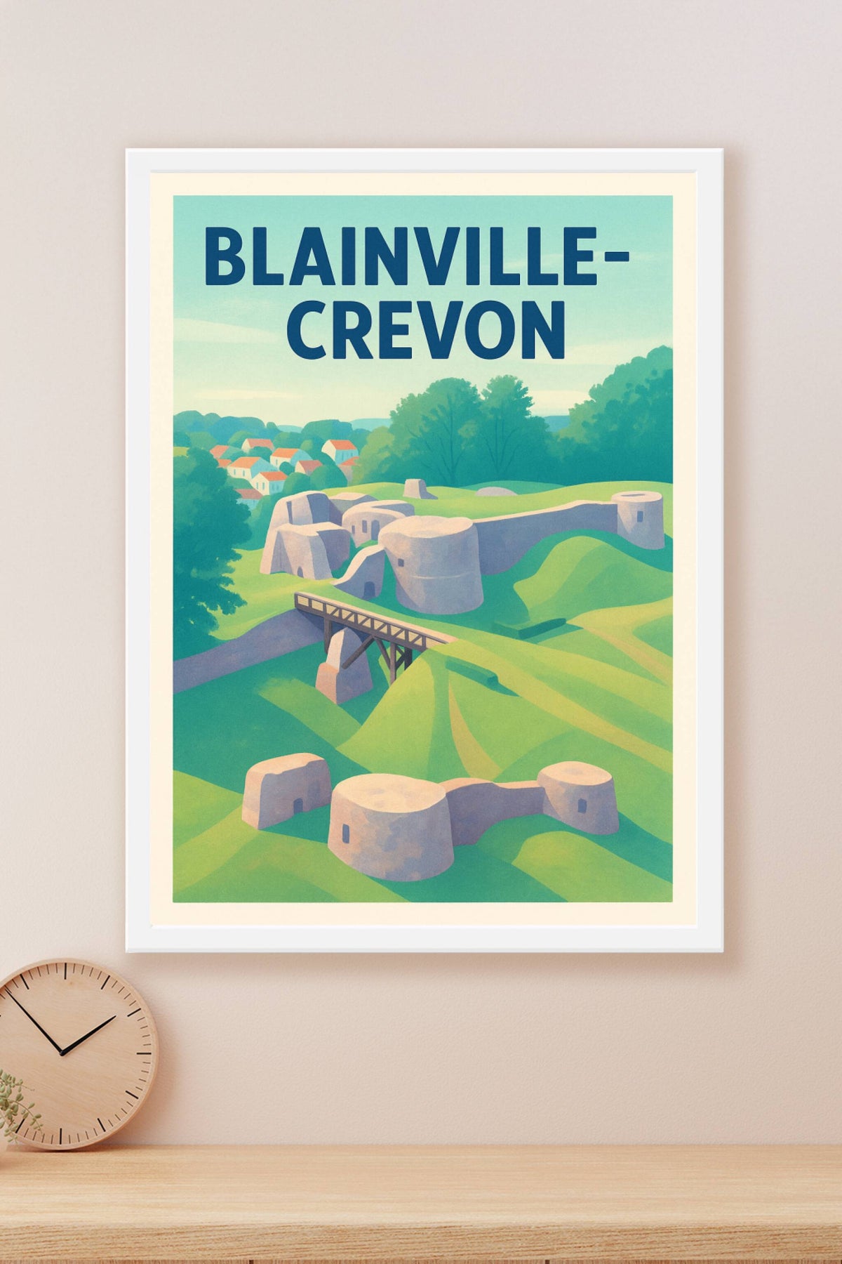 Affiche de Blainville-Crevon - Découvrez le charme historique de la forteresse normande