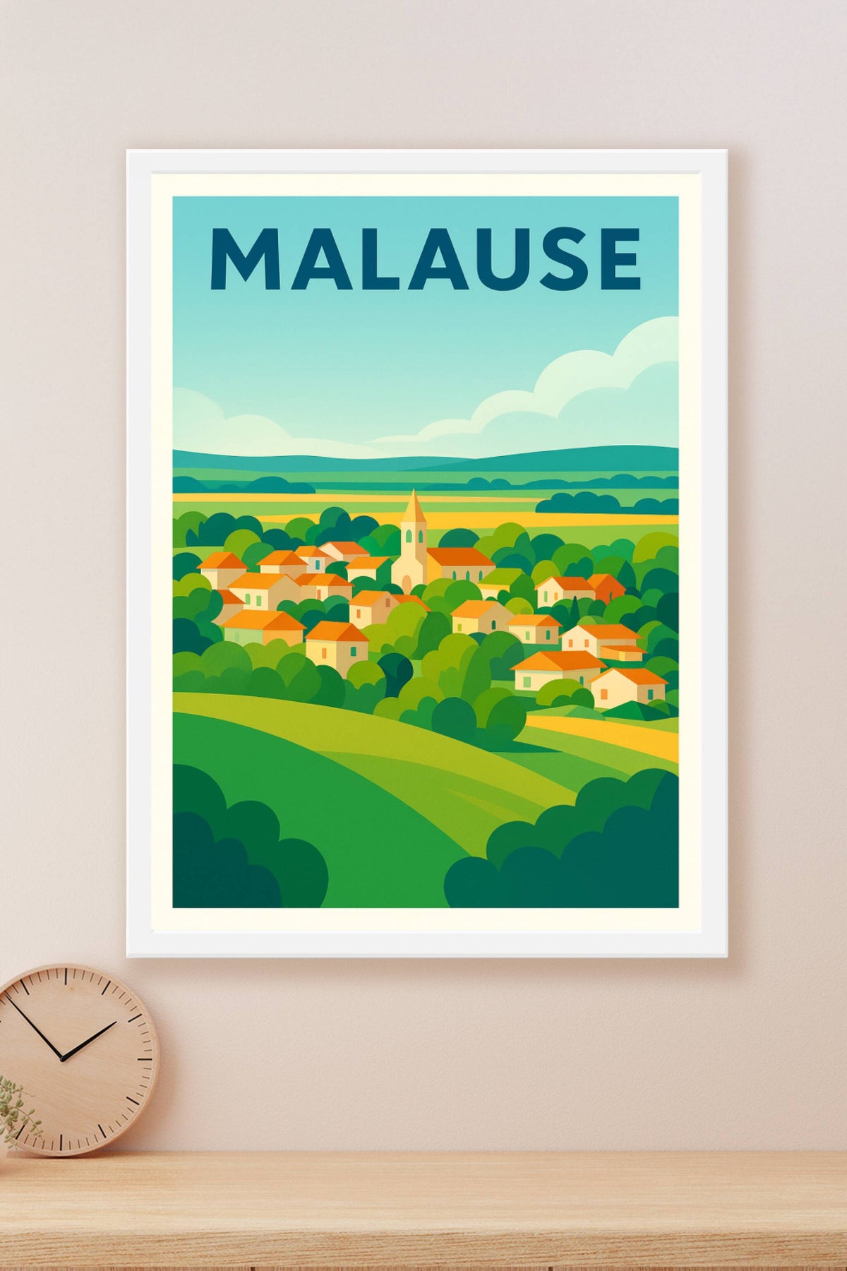 Affiche de Malause - Charme bucolique du Sud-Ouest