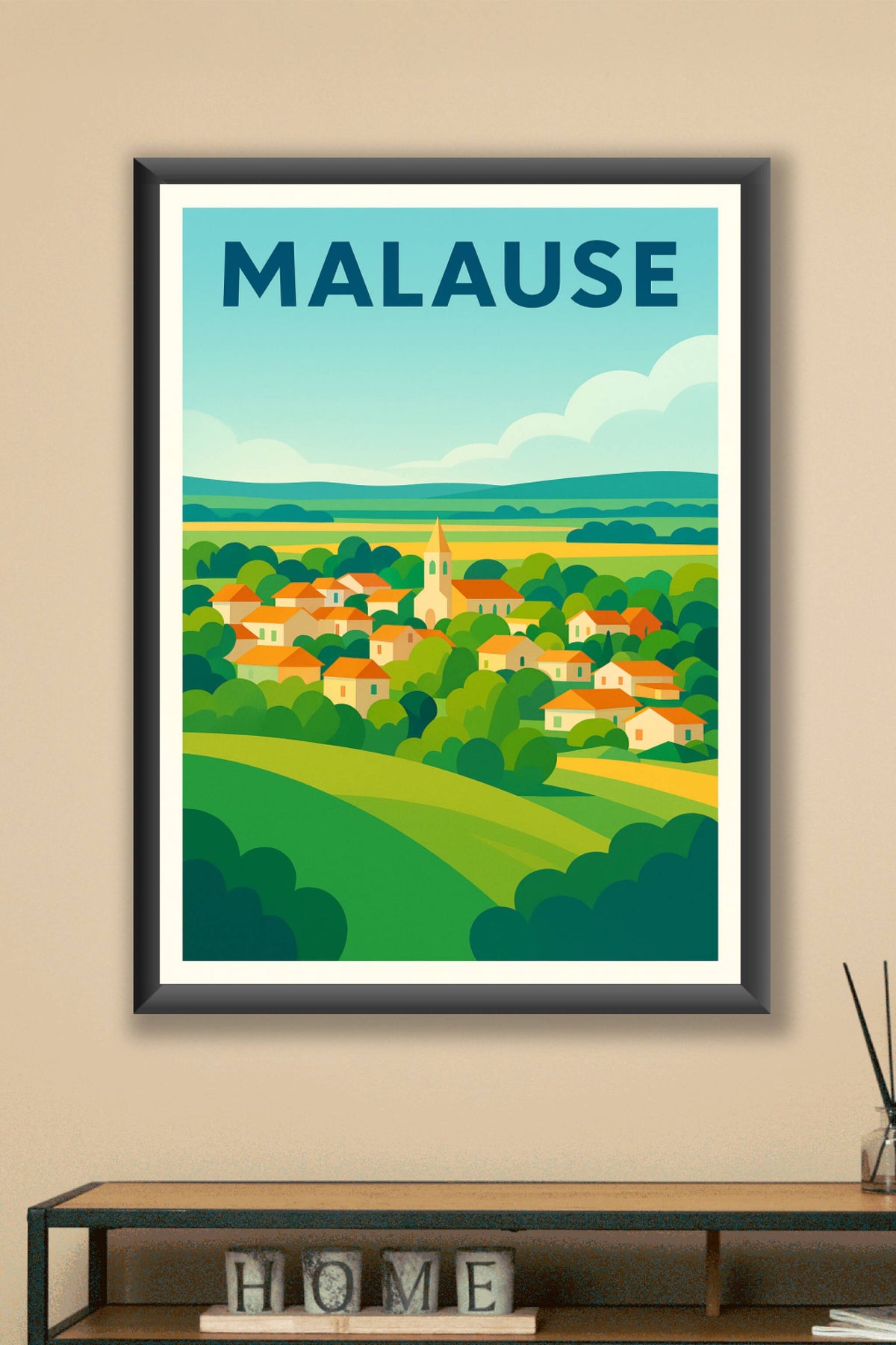 Affiche de Malause - Charme bucolique du Sud-Ouest