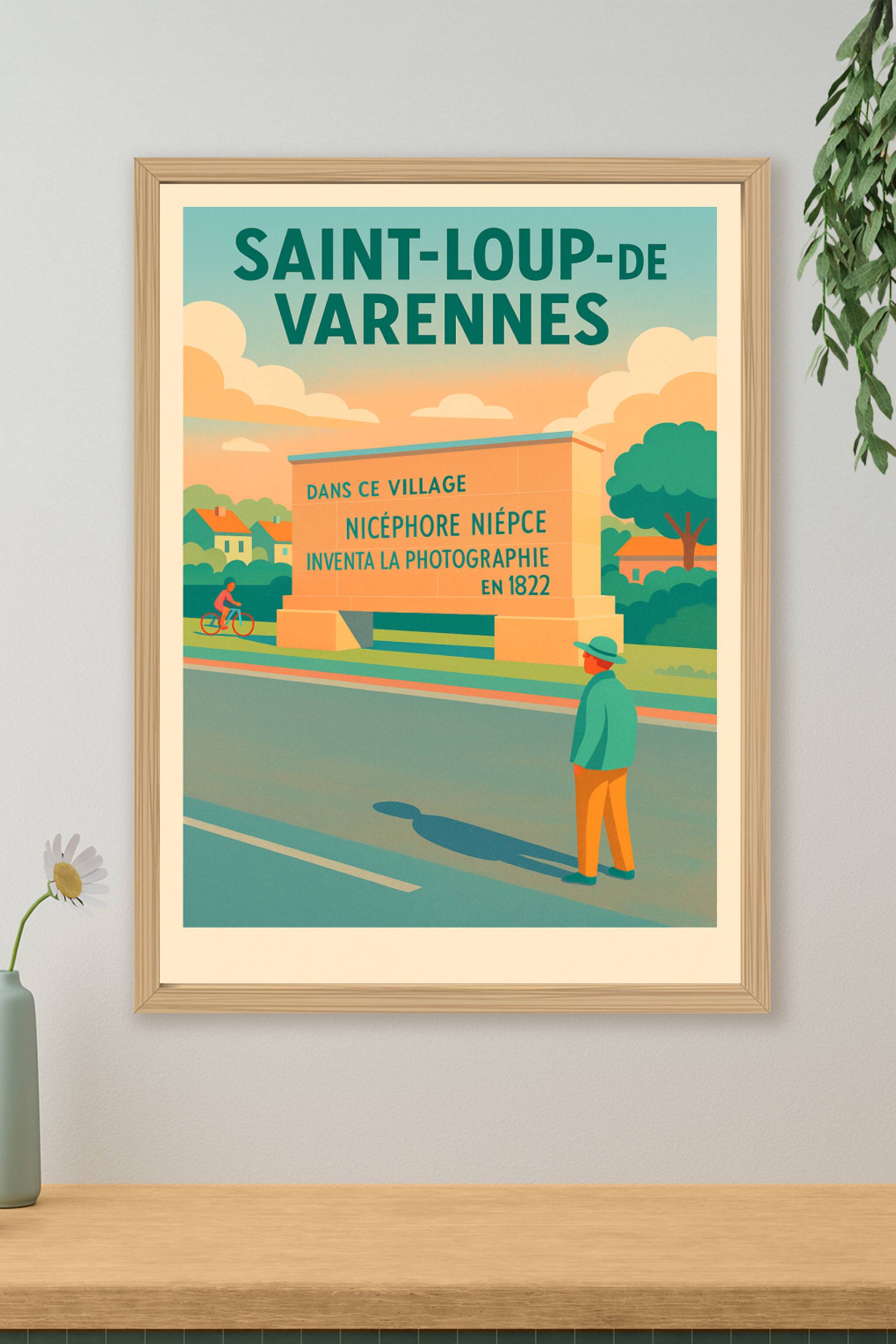 Affiche de Saint-Loup-de-Varennes - Berceau de la photographie