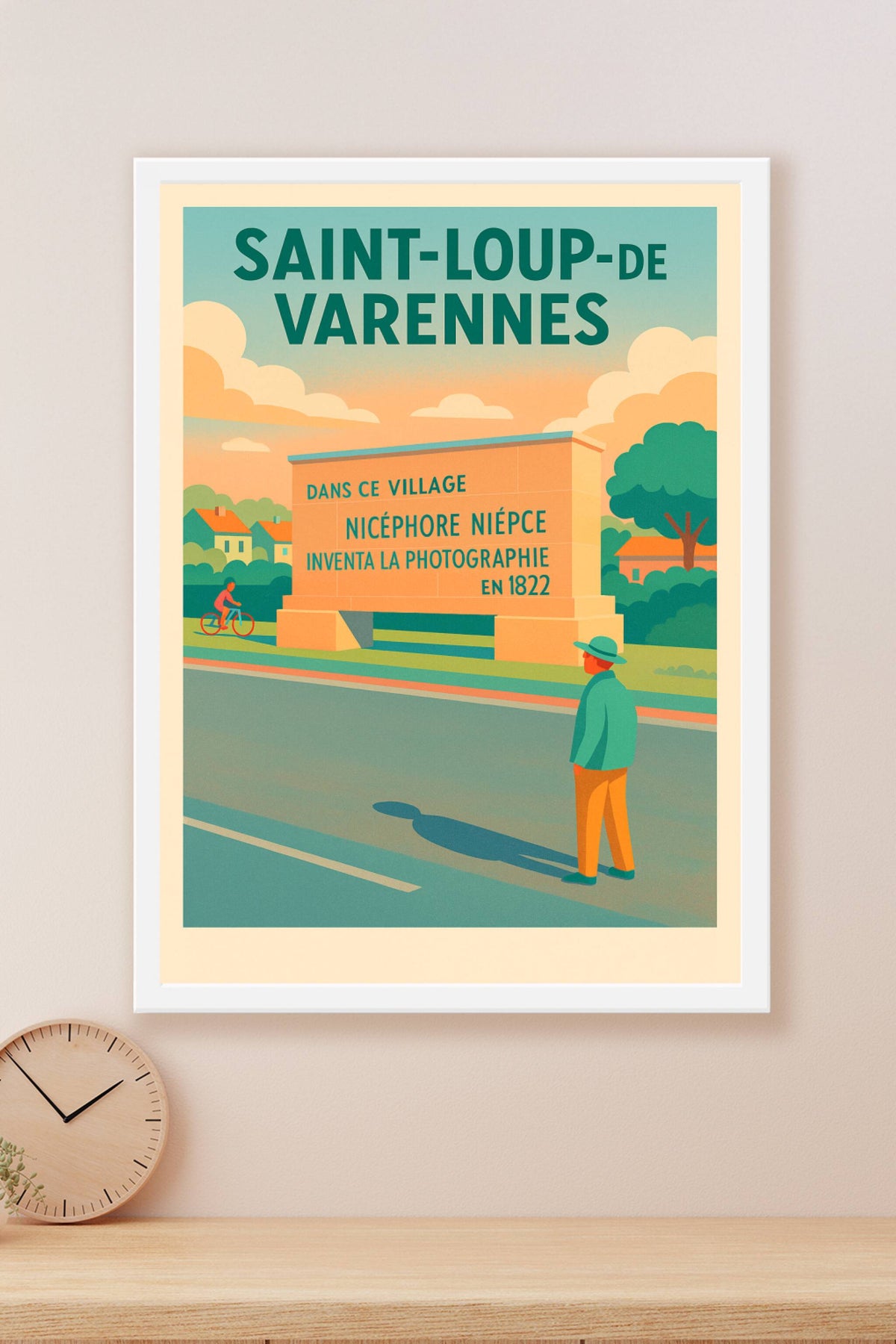 Affiche de Saint-Loup-de-Varennes - Berceau de la photographie