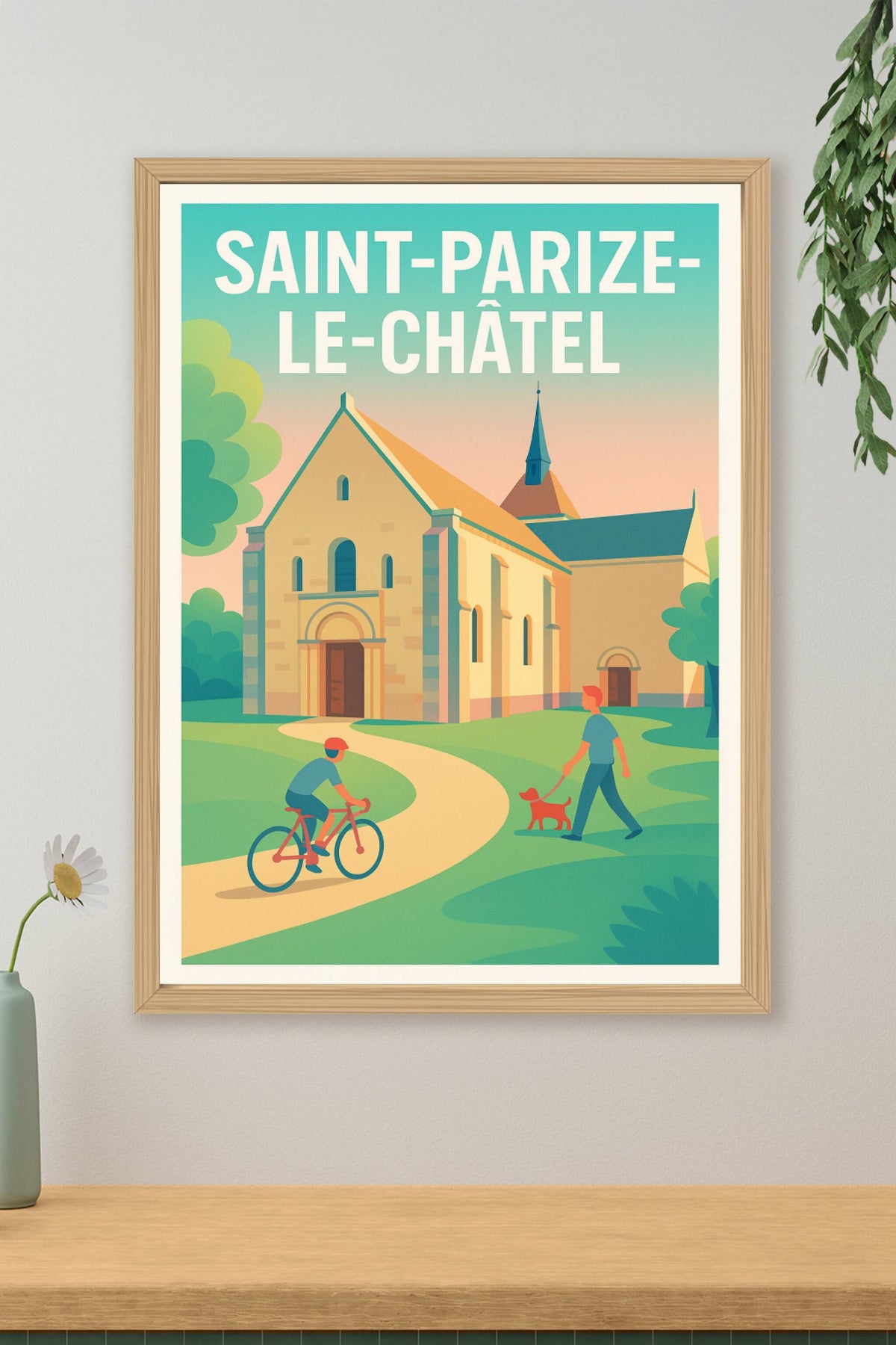 Affiche de Saint-Parize-le-Châtel - L'authenticité à taille humaine