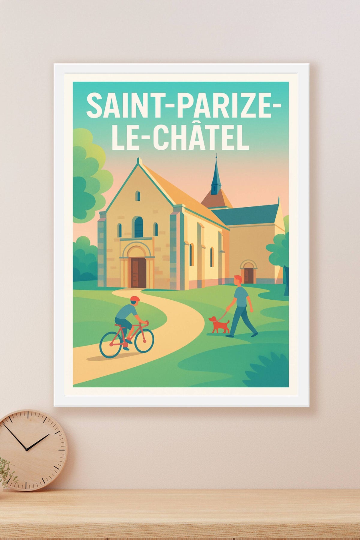 Affiche de Saint-Parize-le-Châtel - L'authenticité à taille humaine