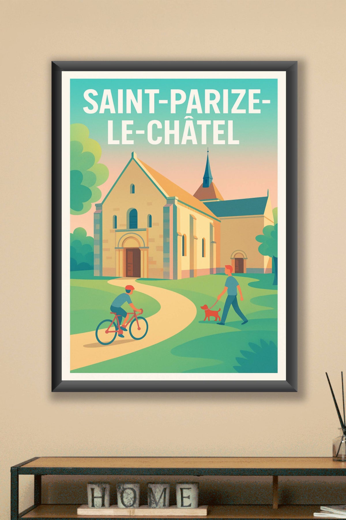 Affiche de Saint-Parize-le-Châtel - L'authenticité à taille humaine