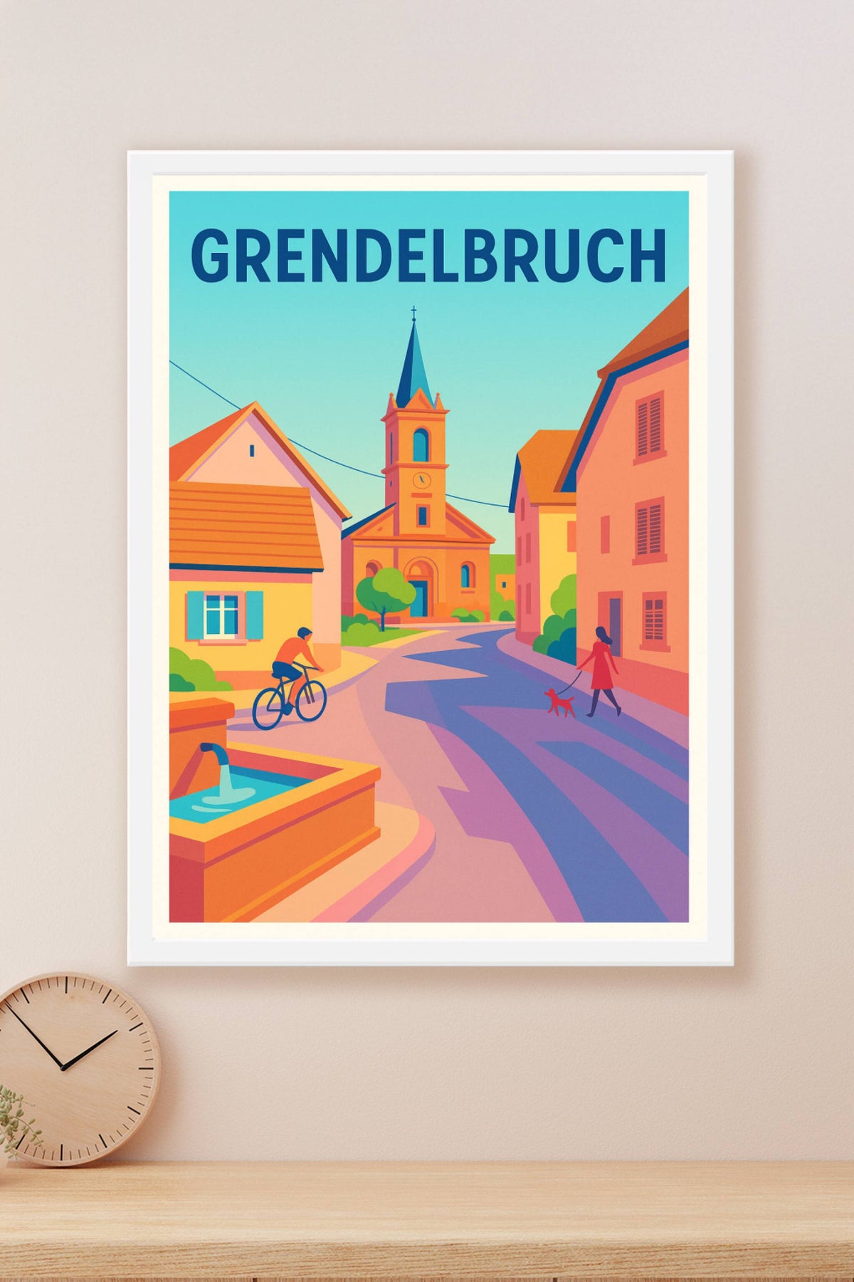 Affiche de Grendelbruch - Charme paisible au cœur du village