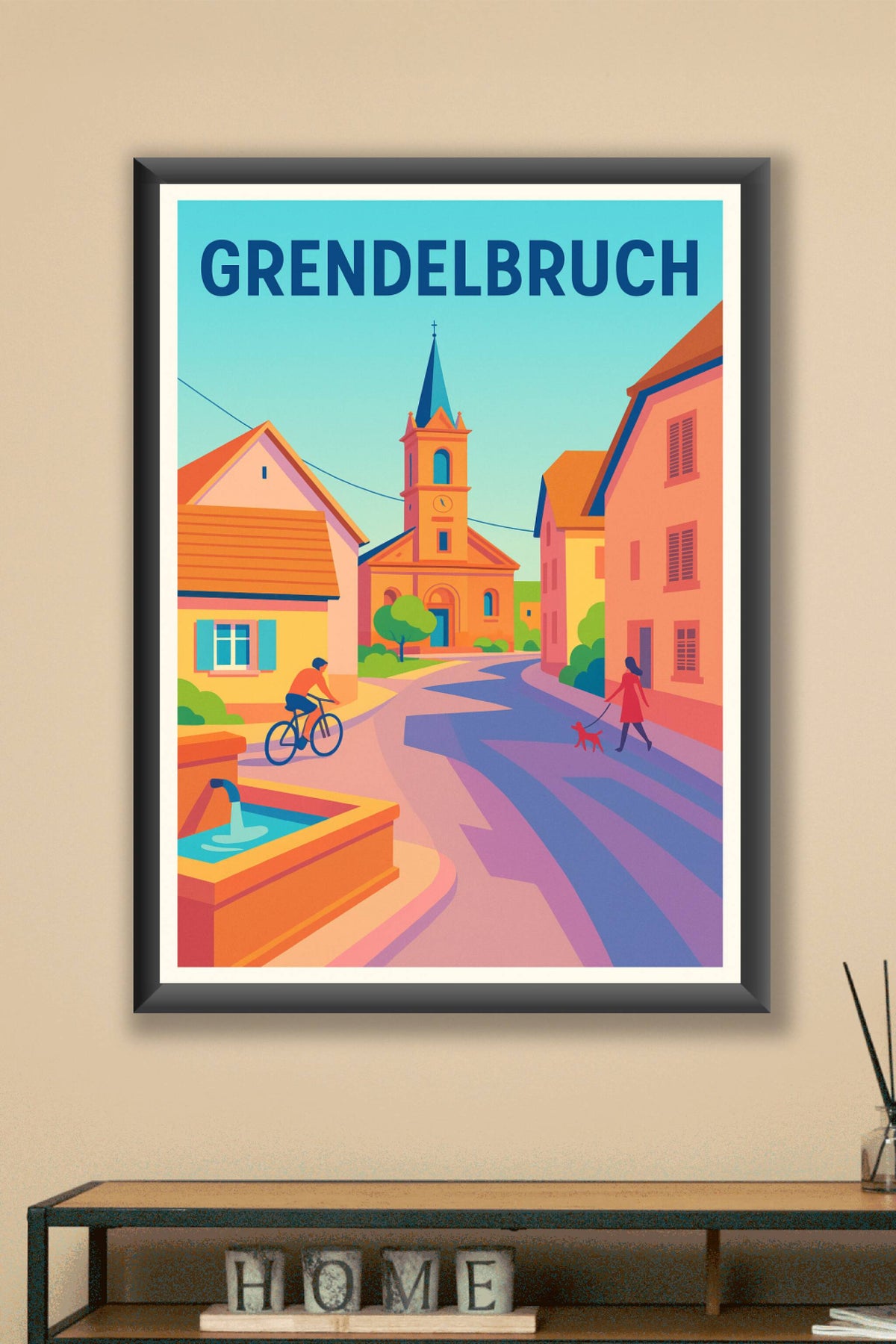 Affiche de Grendelbruch - Charme paisible au cœur du village