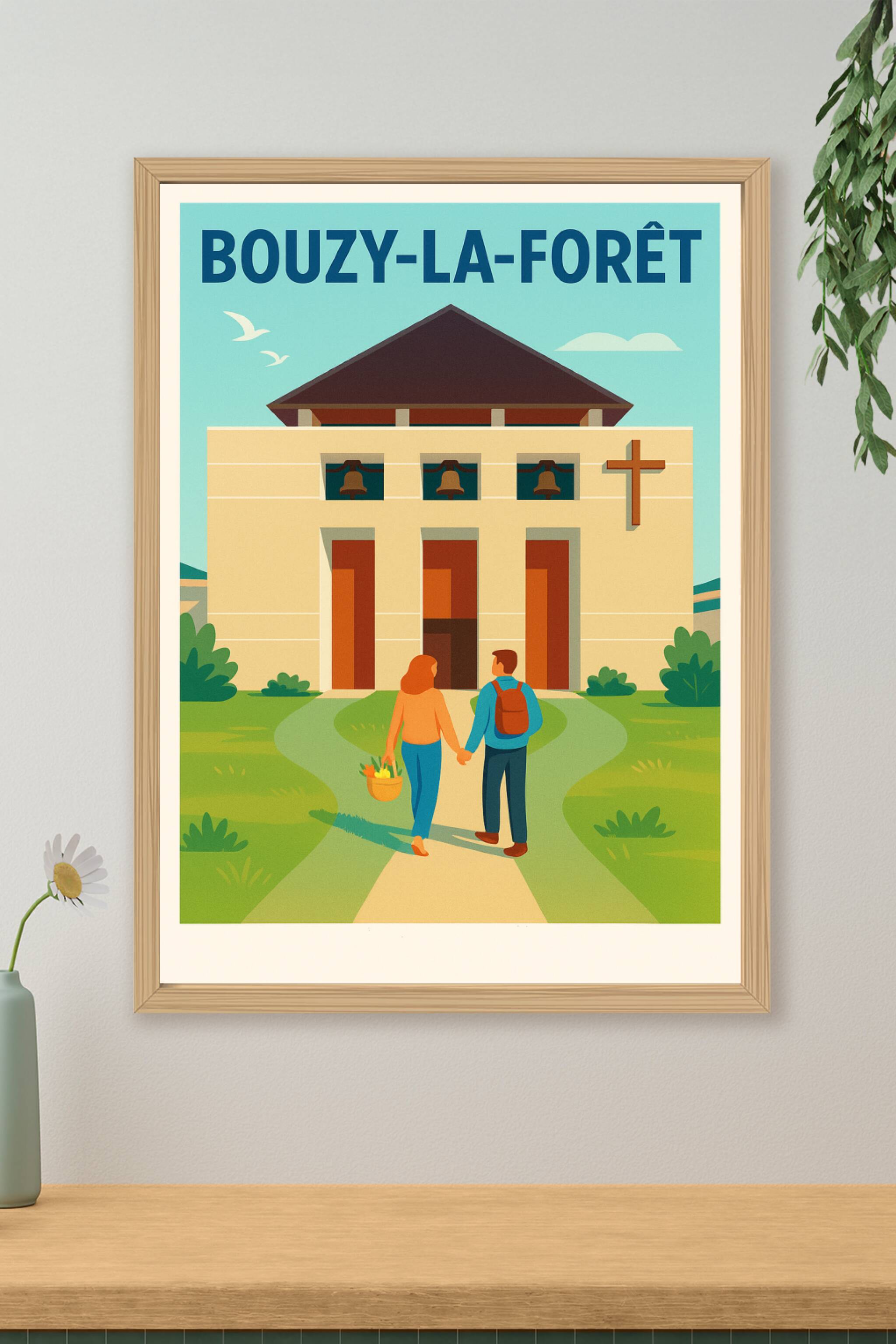 Affiche de Bouzy-la-Forêt - Une escapade romantique au cœur de la nature