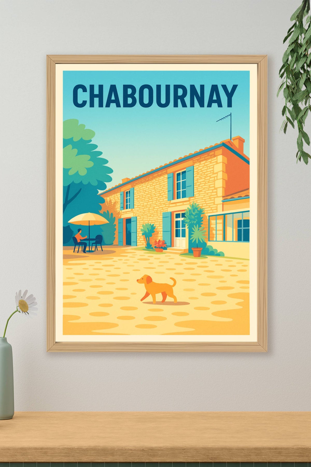 Affiche de Chabournay - Charme Provençal au Soleil
