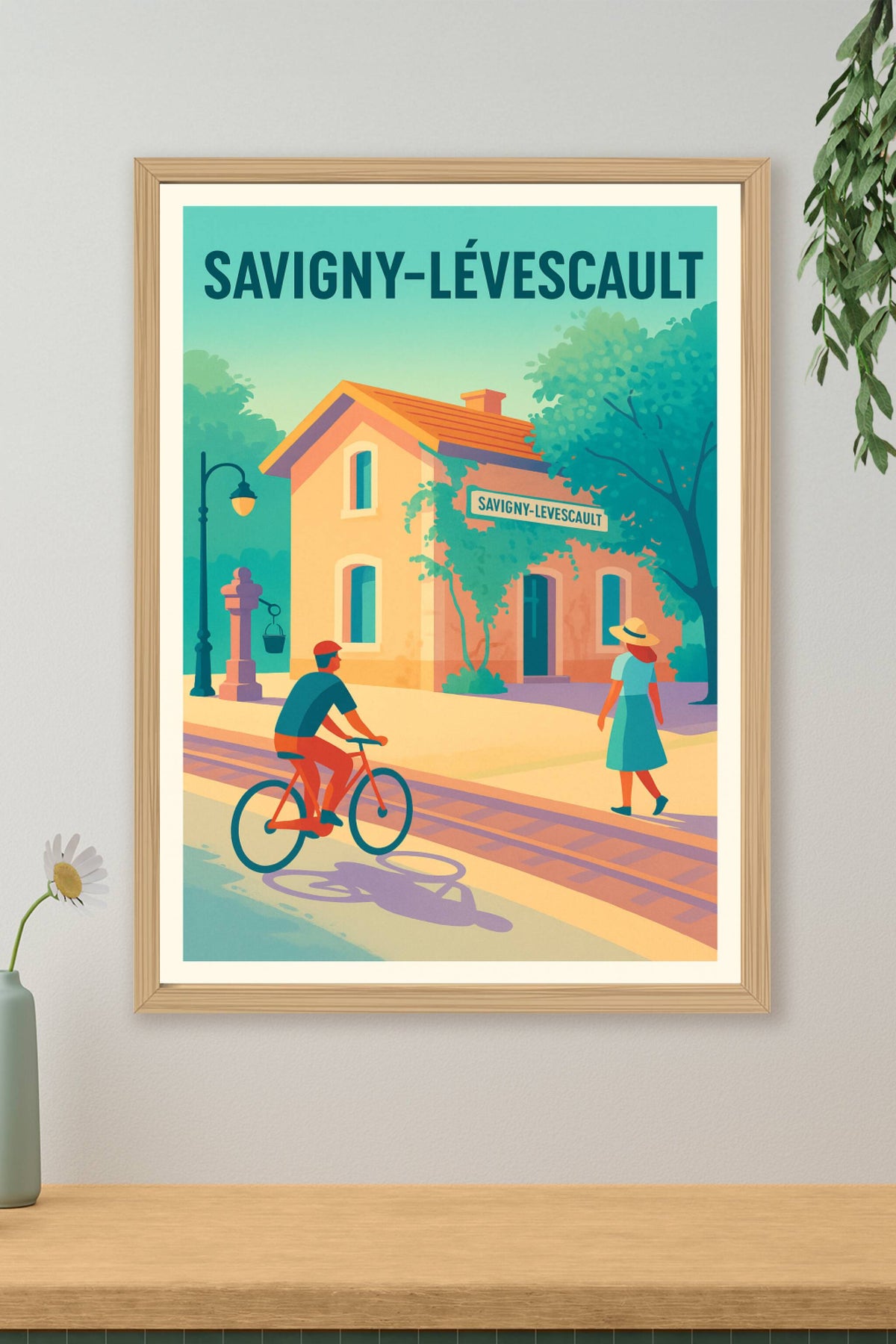 Affiche de Savigny-Lévescault - Un coin de charme à découvrir