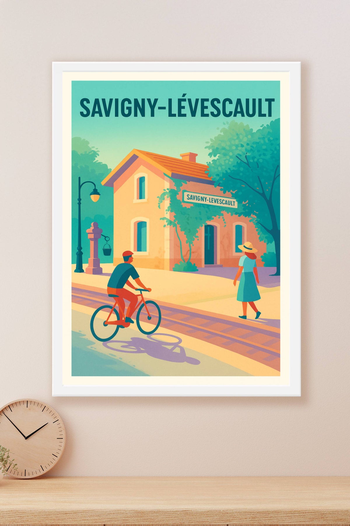 Affiche de Savigny-Lévescault - Un coin de charme à découvrir