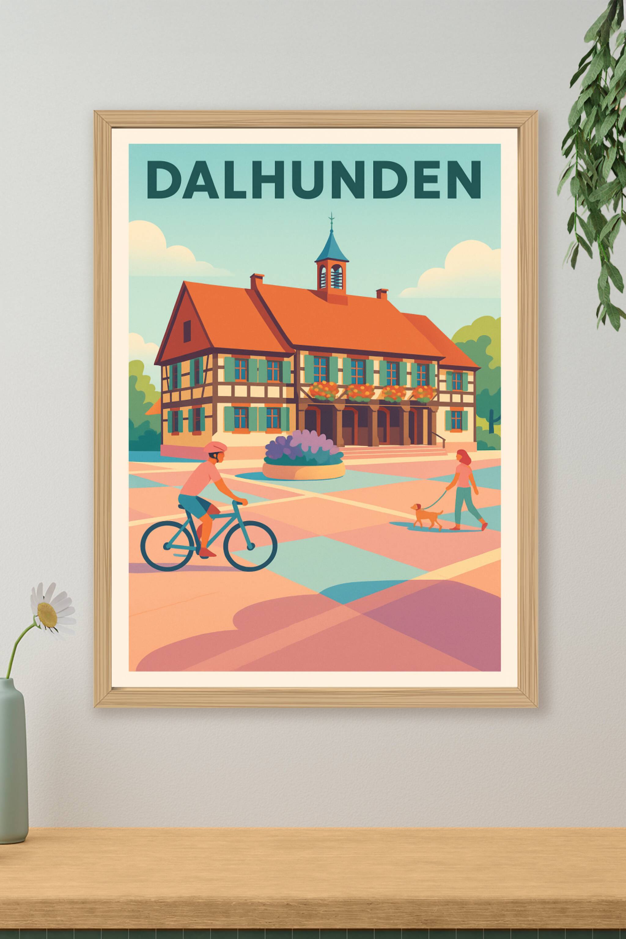 Affiche de Dalhunden - Charme et douceur de vie alsacienne