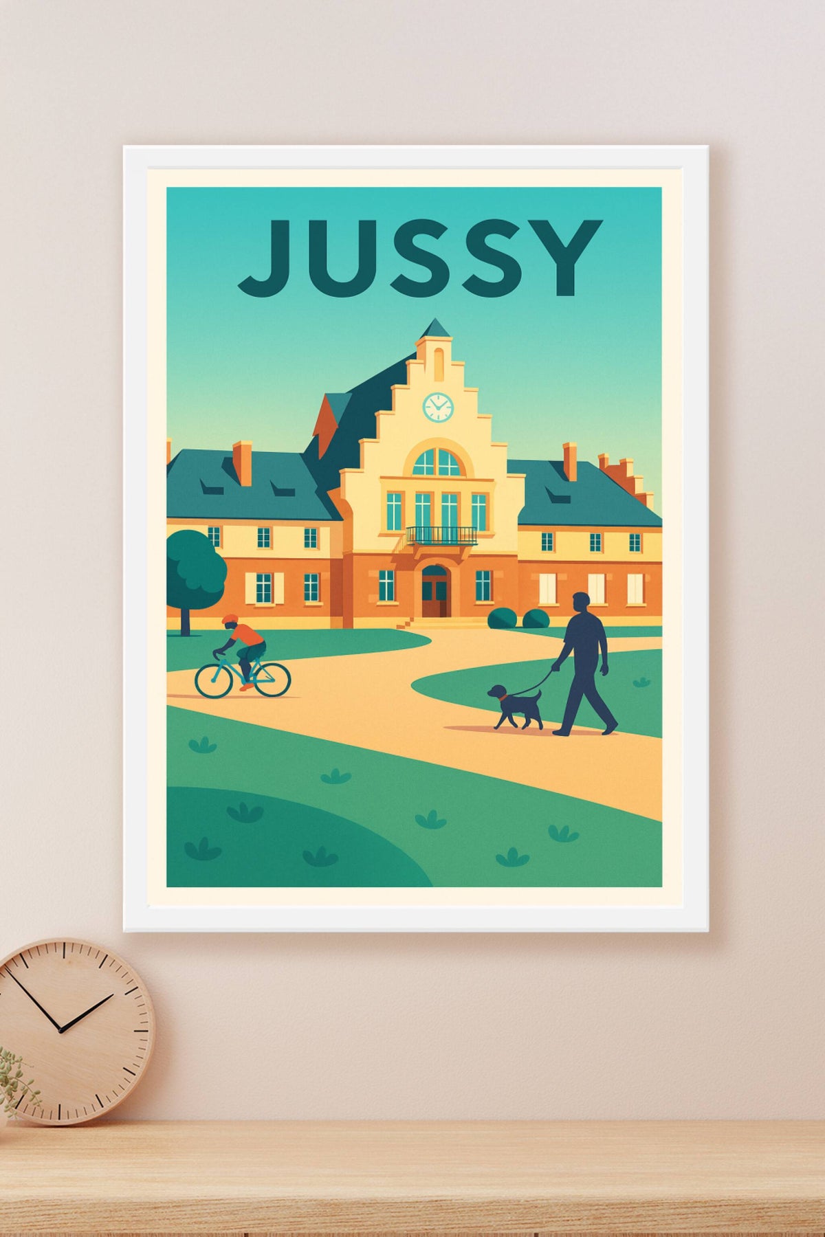 Affiche de Jussy - Charme et sérénité au cœur du village
