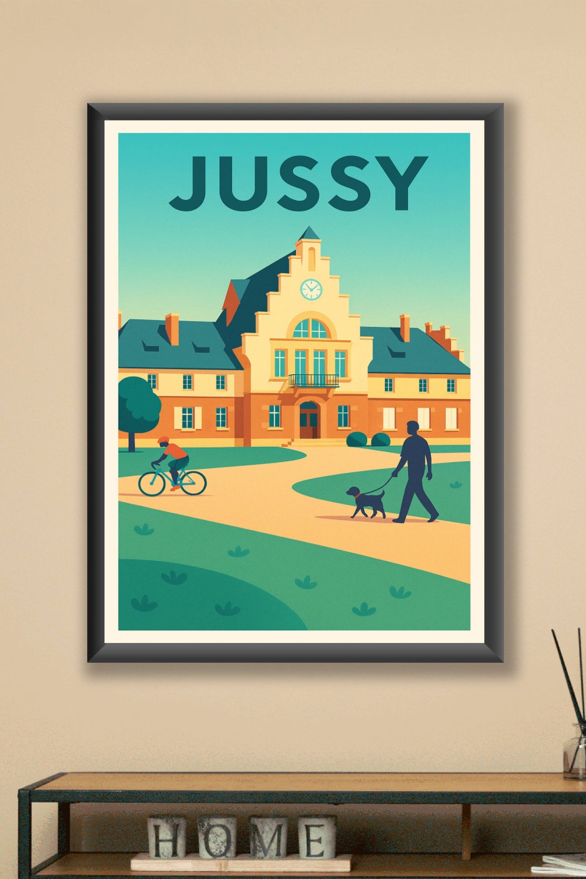 Affiche de Jussy - Charme et sérénité au cœur du village