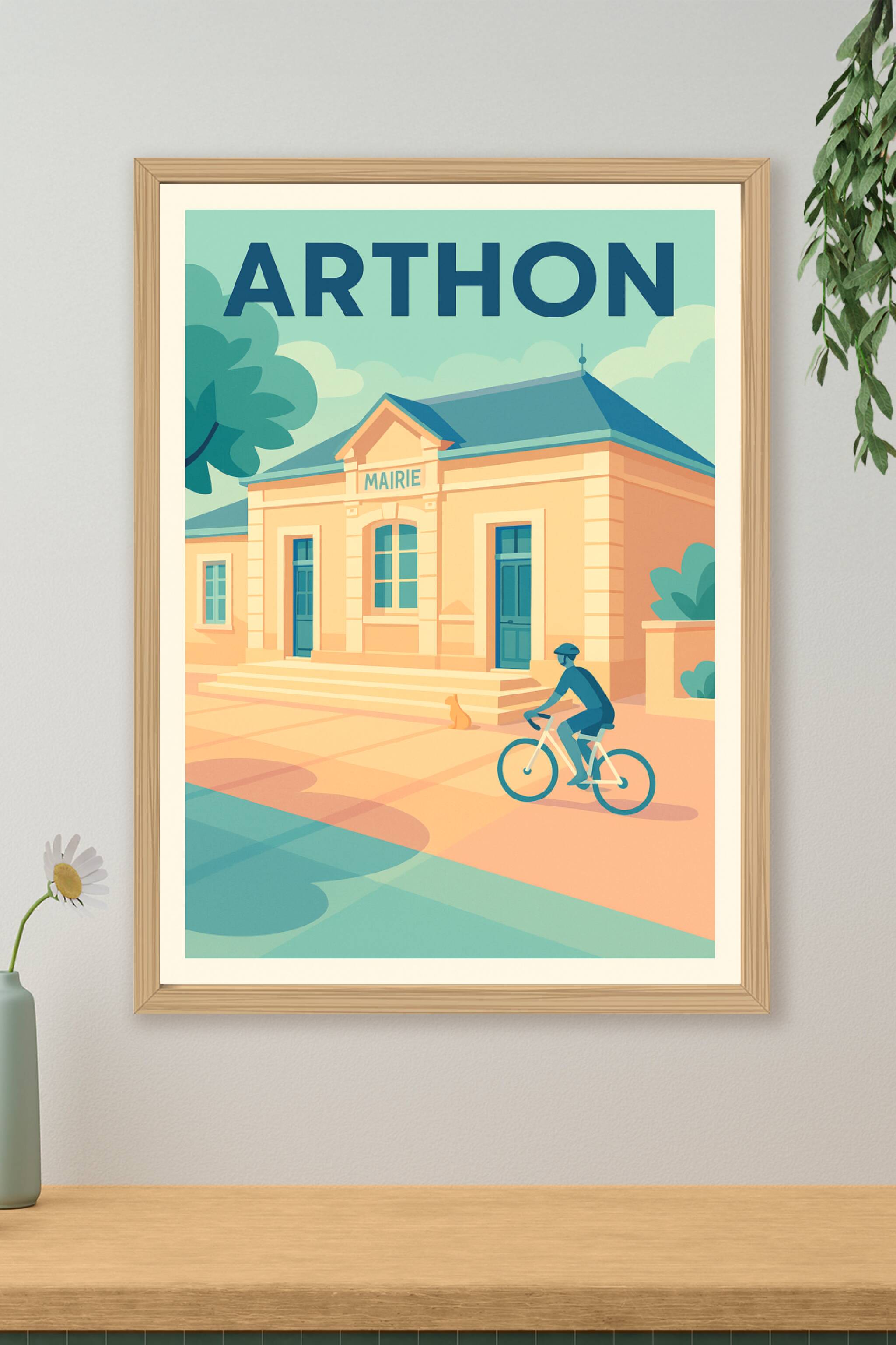 Affiche de Arthon - Charme et quiétude à la mairie
