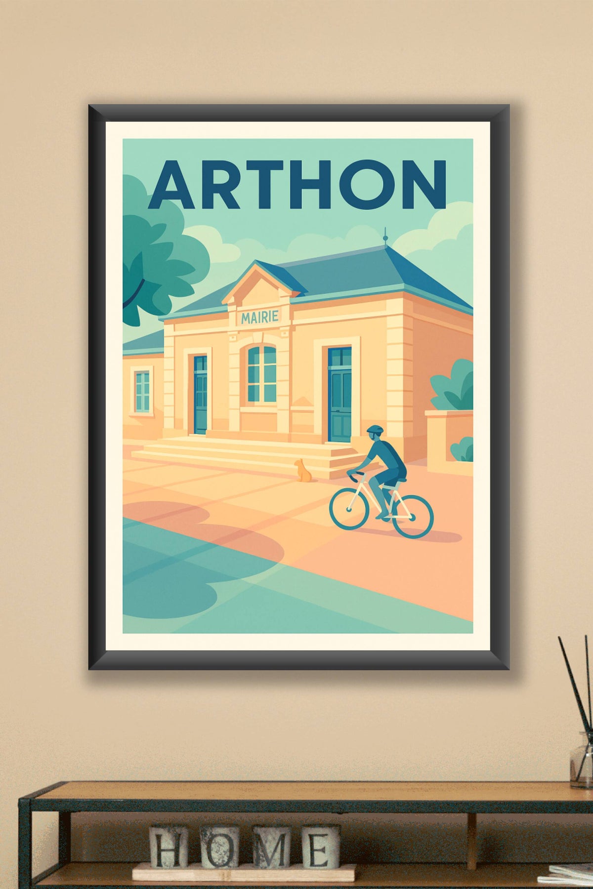 Affiche de Arthon - Charme et quiétude à la mairie