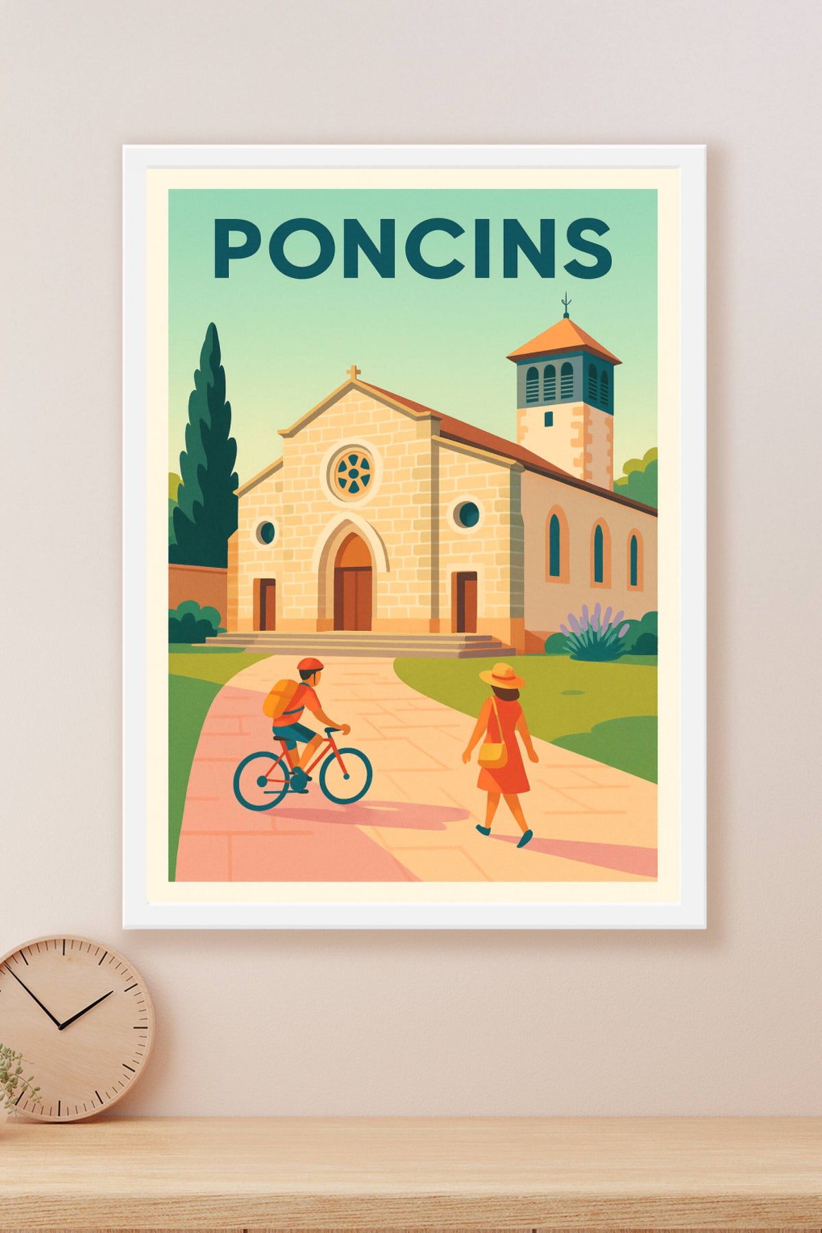 Affiche de Poncins - Charme et sérénité au cœur du village