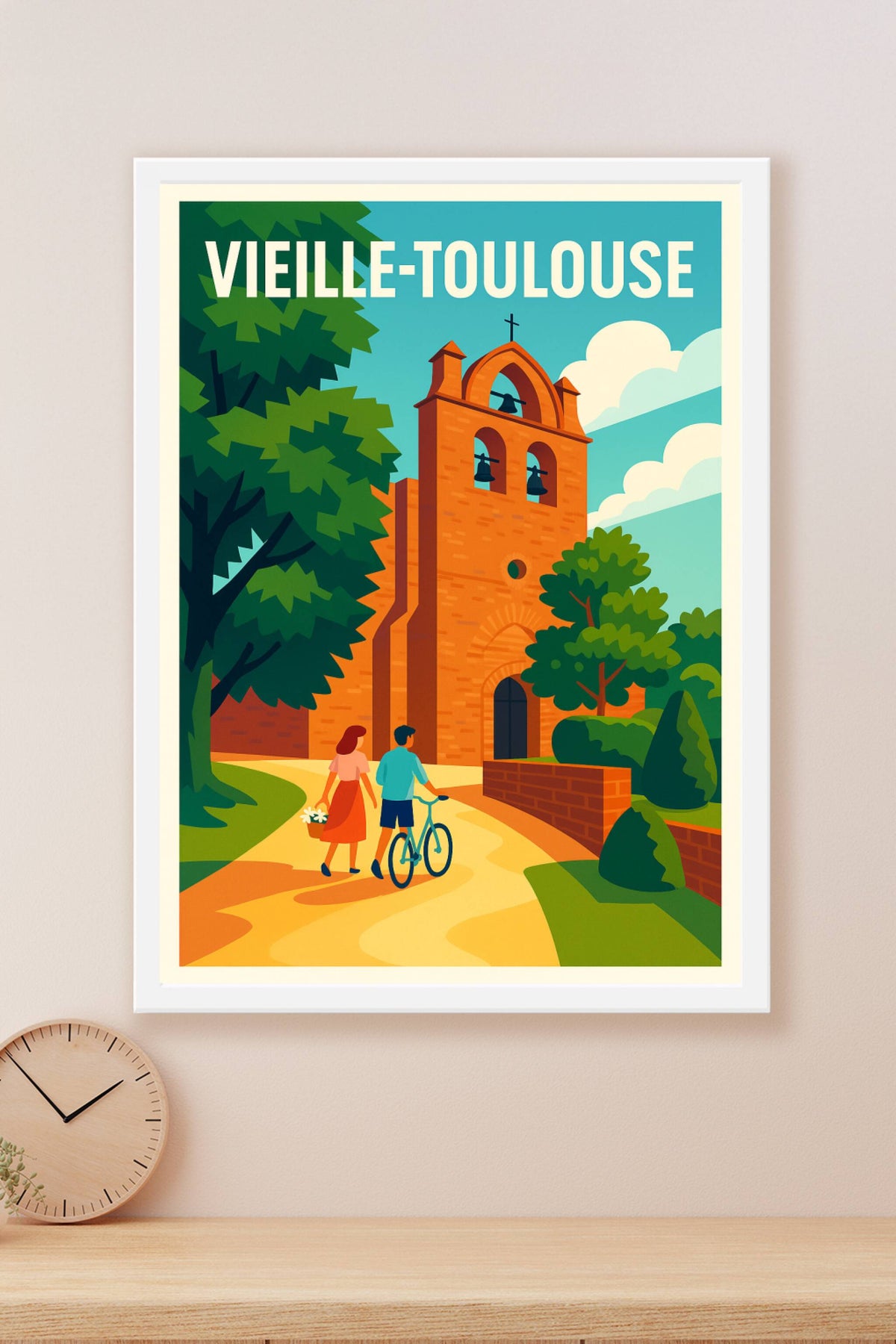 Affiche de Vieille-Toulouse - Charme authentique et sérénité