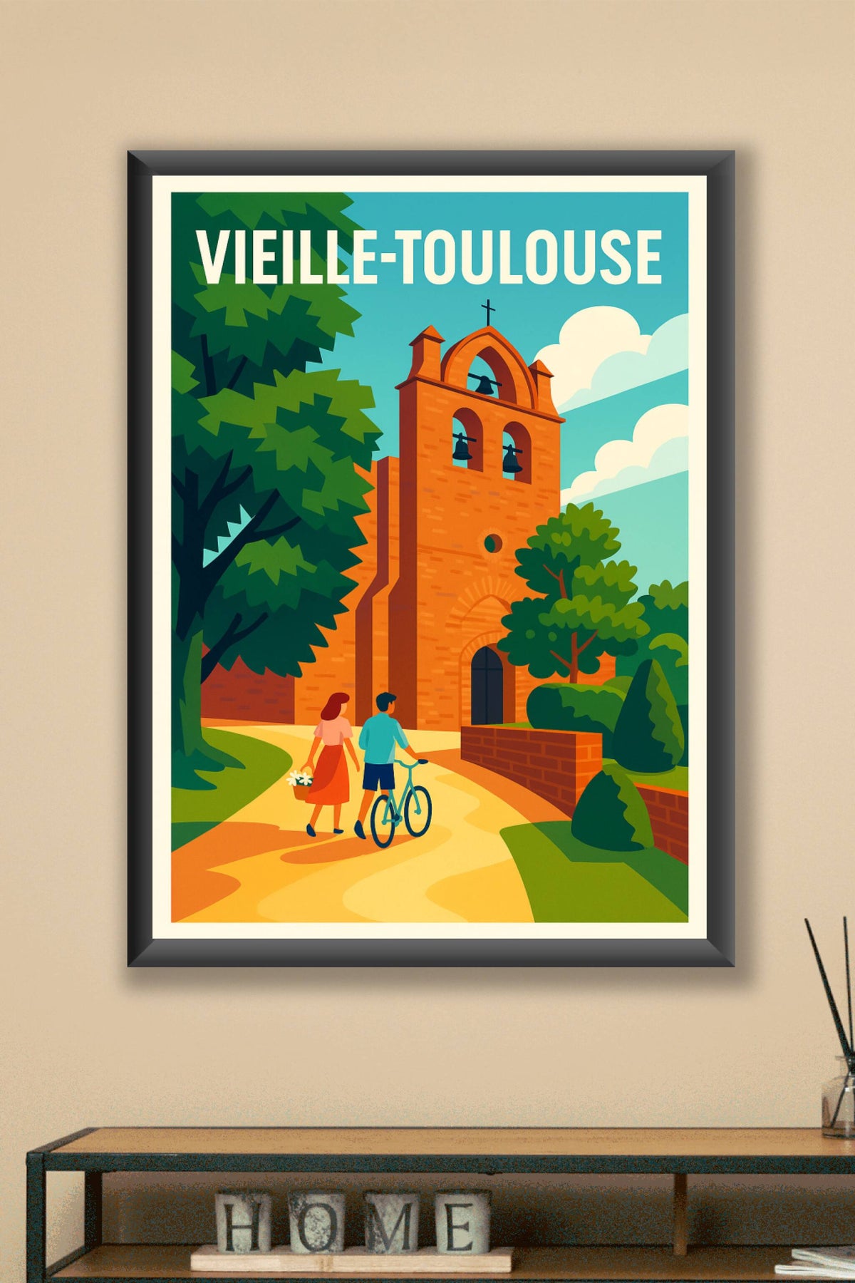 Affiche de Vieille-Toulouse - Charme authentique et sérénité