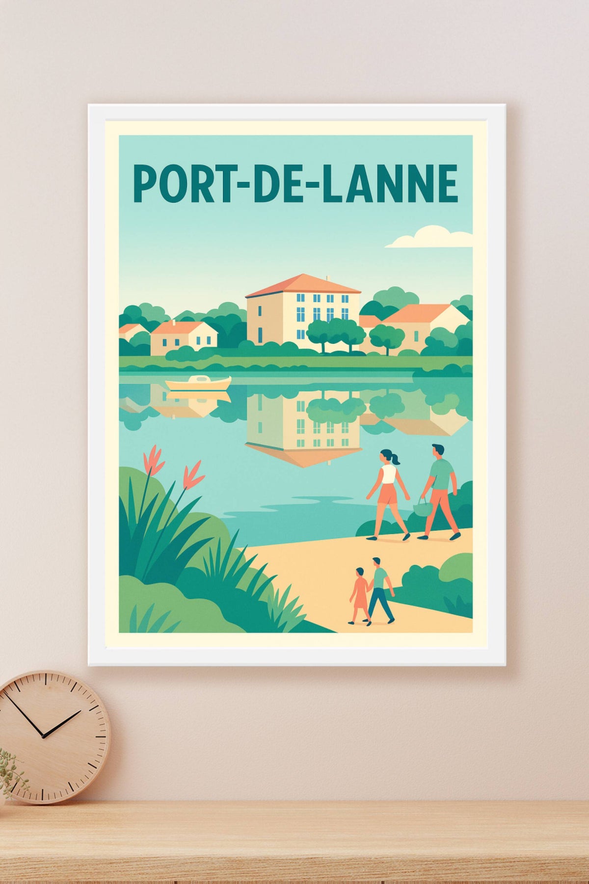 Affiche de Port-de-Lanne - Sérénité au fil de l'eau
