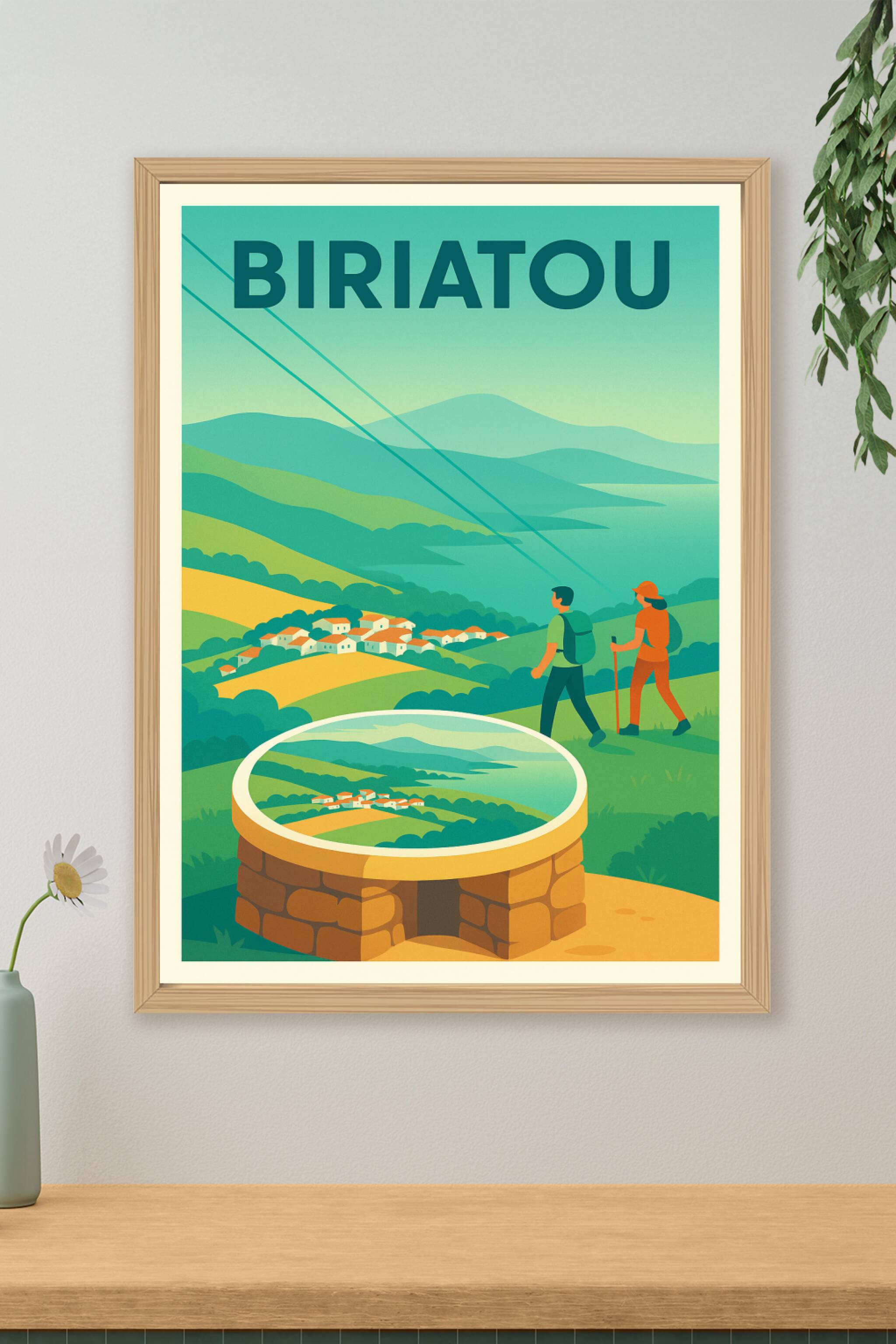 Affiche de Biriatou - Évasion nature et panoramas apaisants