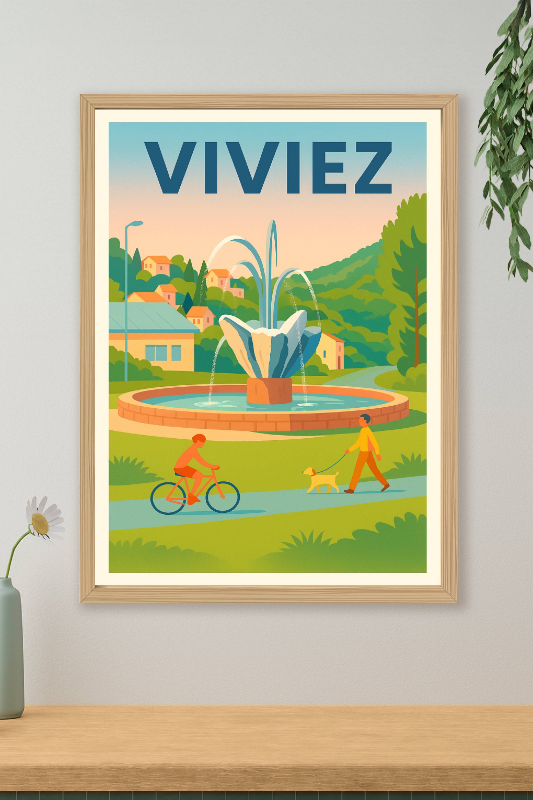 Affiche de Viviez - Charme et quiétude au cœur de la nature
