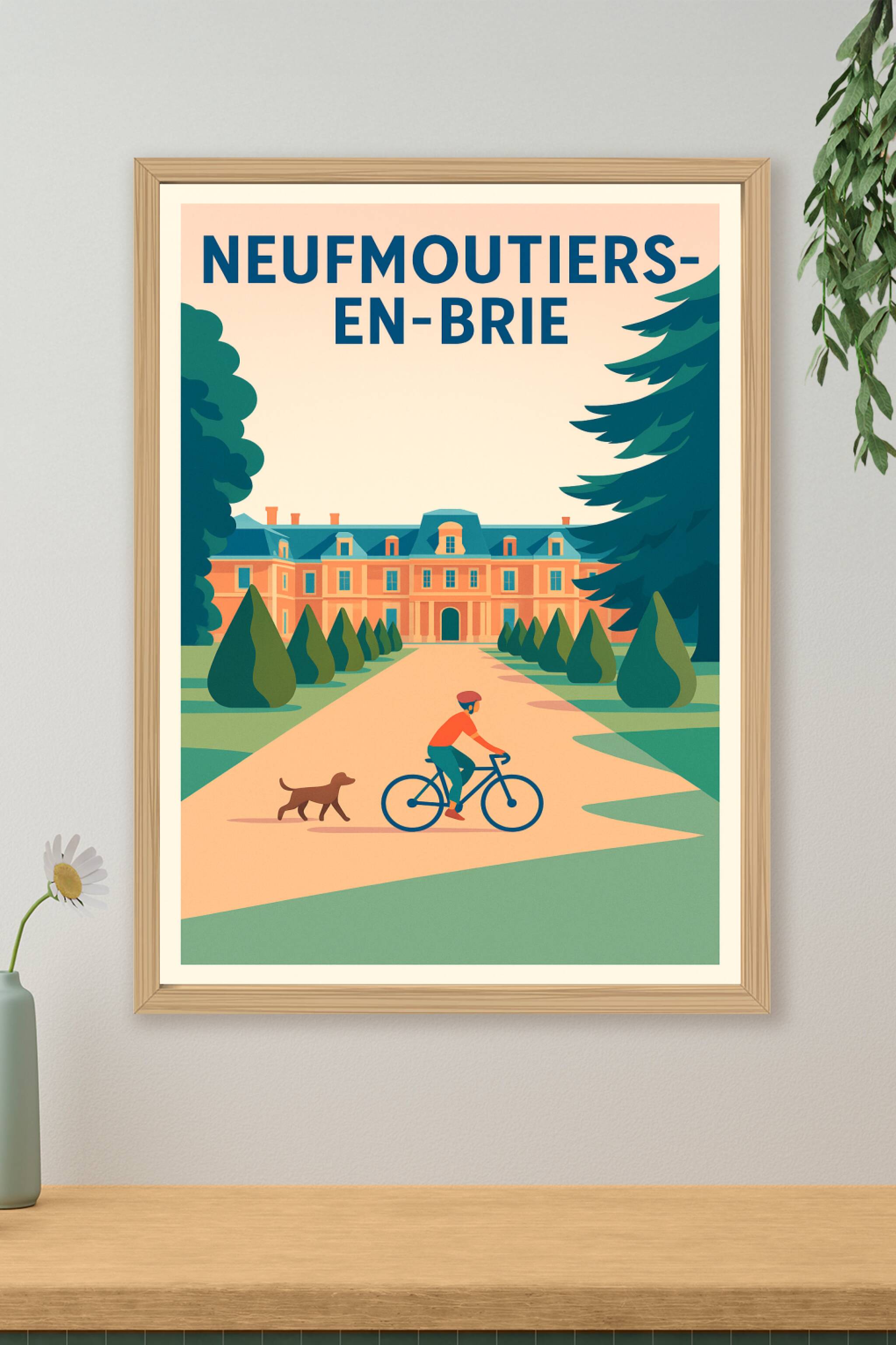 Affiche de Neufmoutiers-en-Brie - Un havre de sérénité et nature