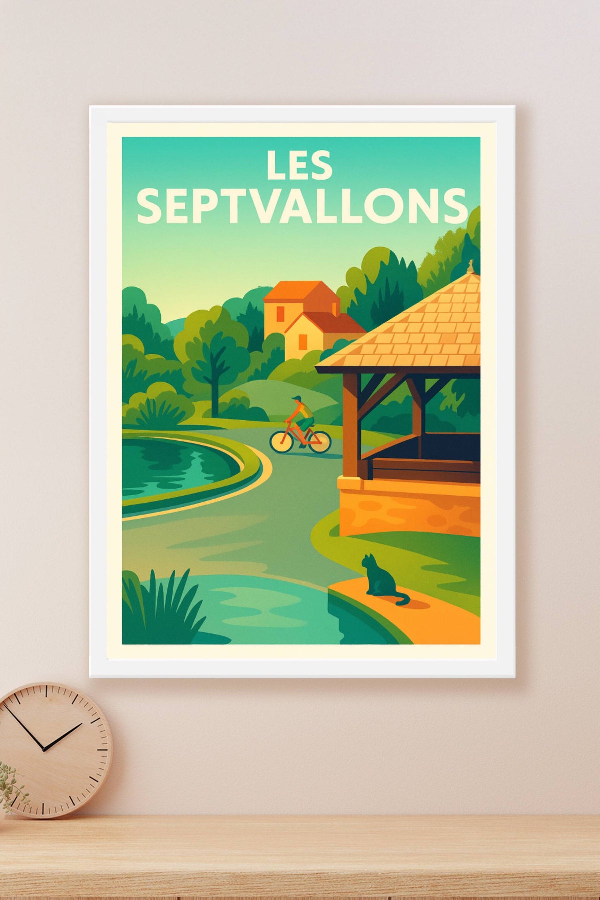 Affiche de Les Septvallons - Atmosphère paisible entre nature et village